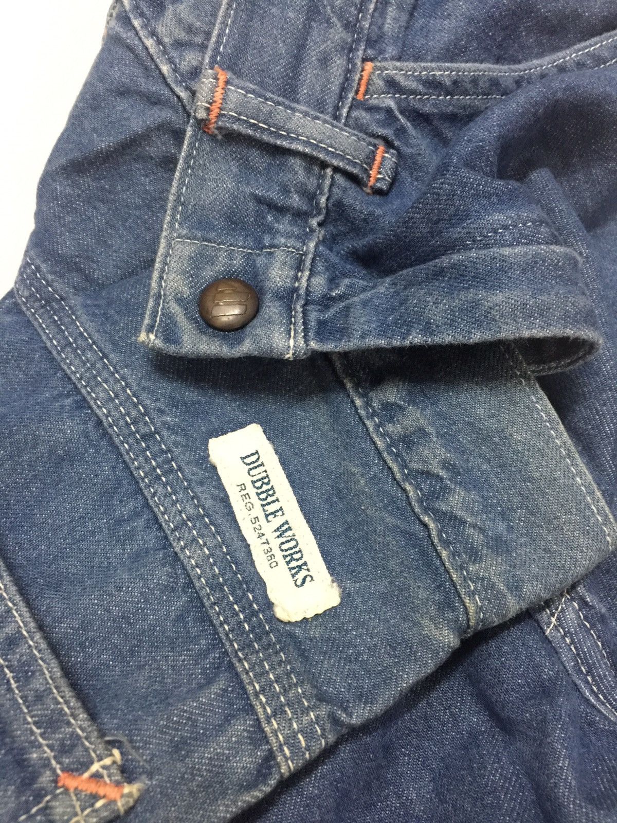 Warehouse DOUBLEWORK by WAREHOUSE Dungarees Jeans Size US 30 / EU 46 - 12 Thumbnail