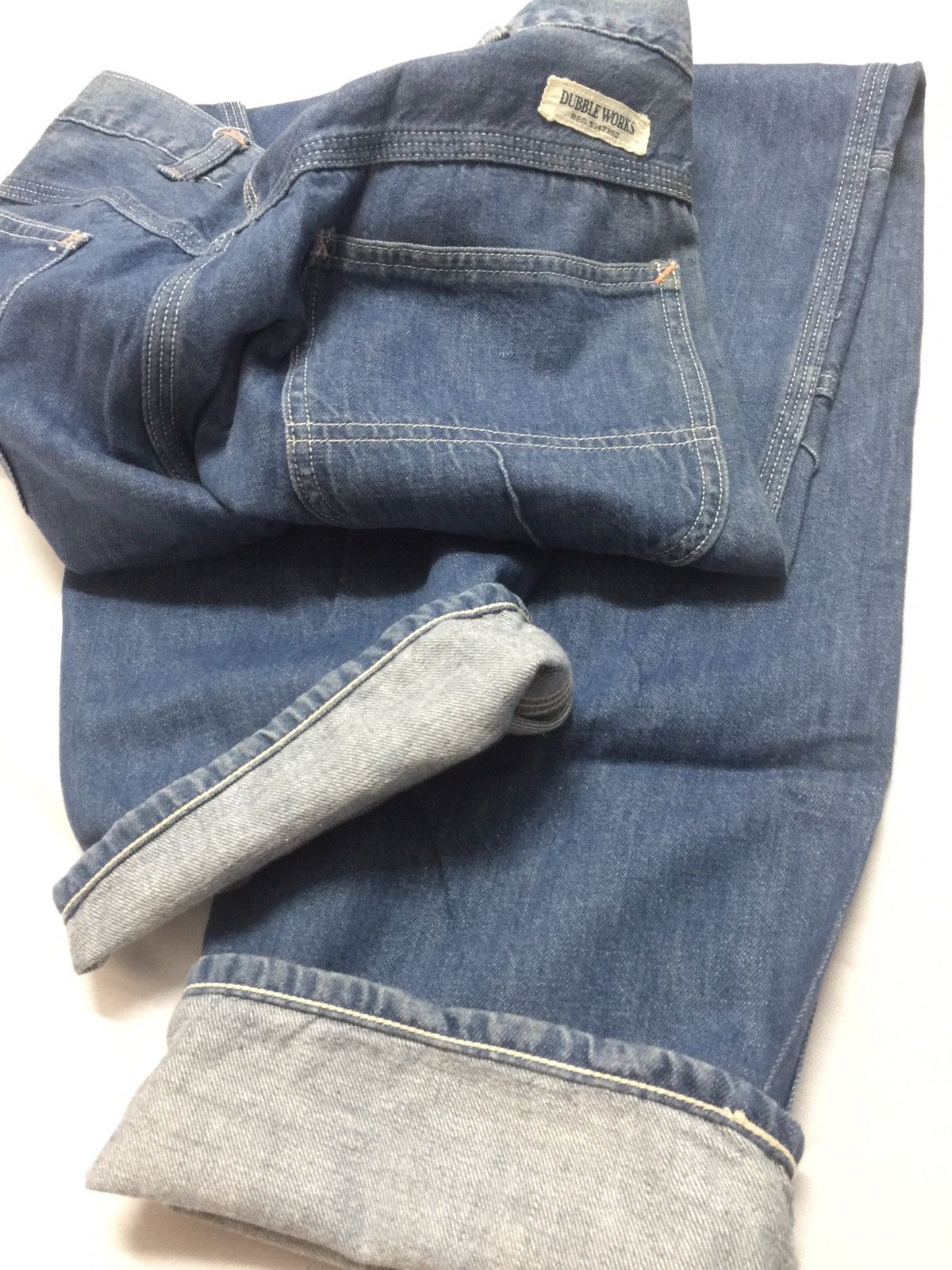 Warehouse DOUBLEWORK by WAREHOUSE Dungarees Jeans Size US 30 / EU 46 - 10 Thumbnail