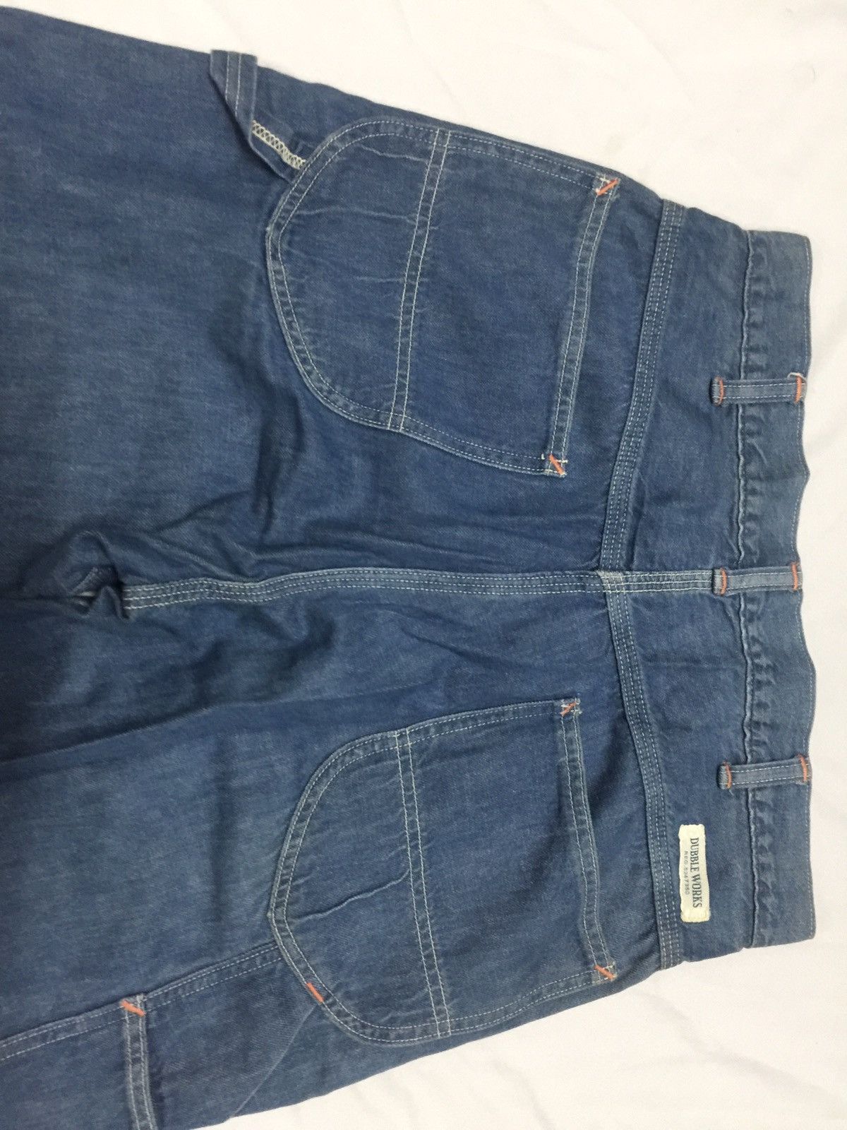 Warehouse DOUBLEWORK by WAREHOUSE Dungarees Jeans Size US 30 / EU 46 - 8 Thumbnail