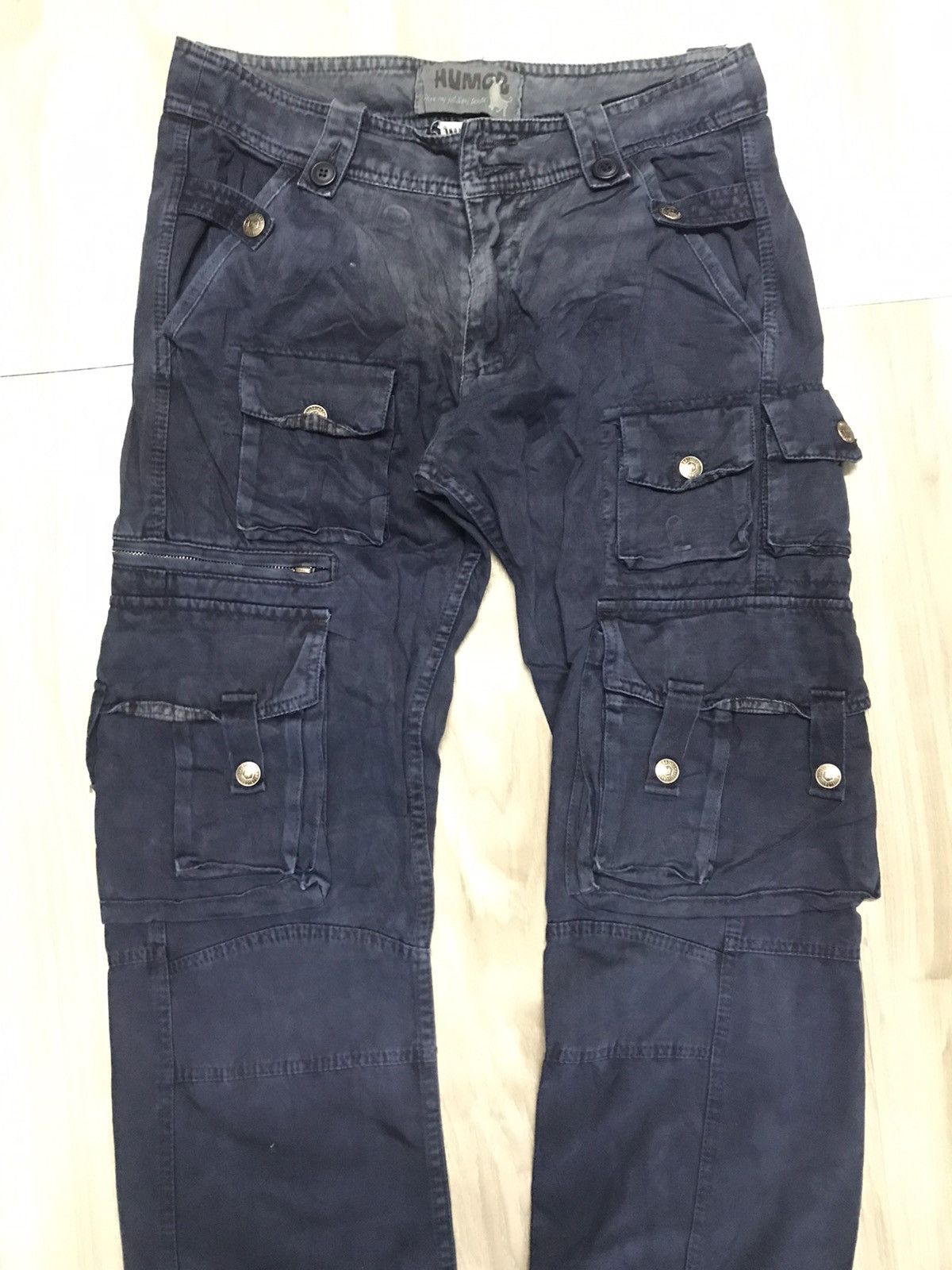 Japanese Brand HUMOR Parachutes Cargo Pants Size US 34 / EU 50 - 2 Thumbnail