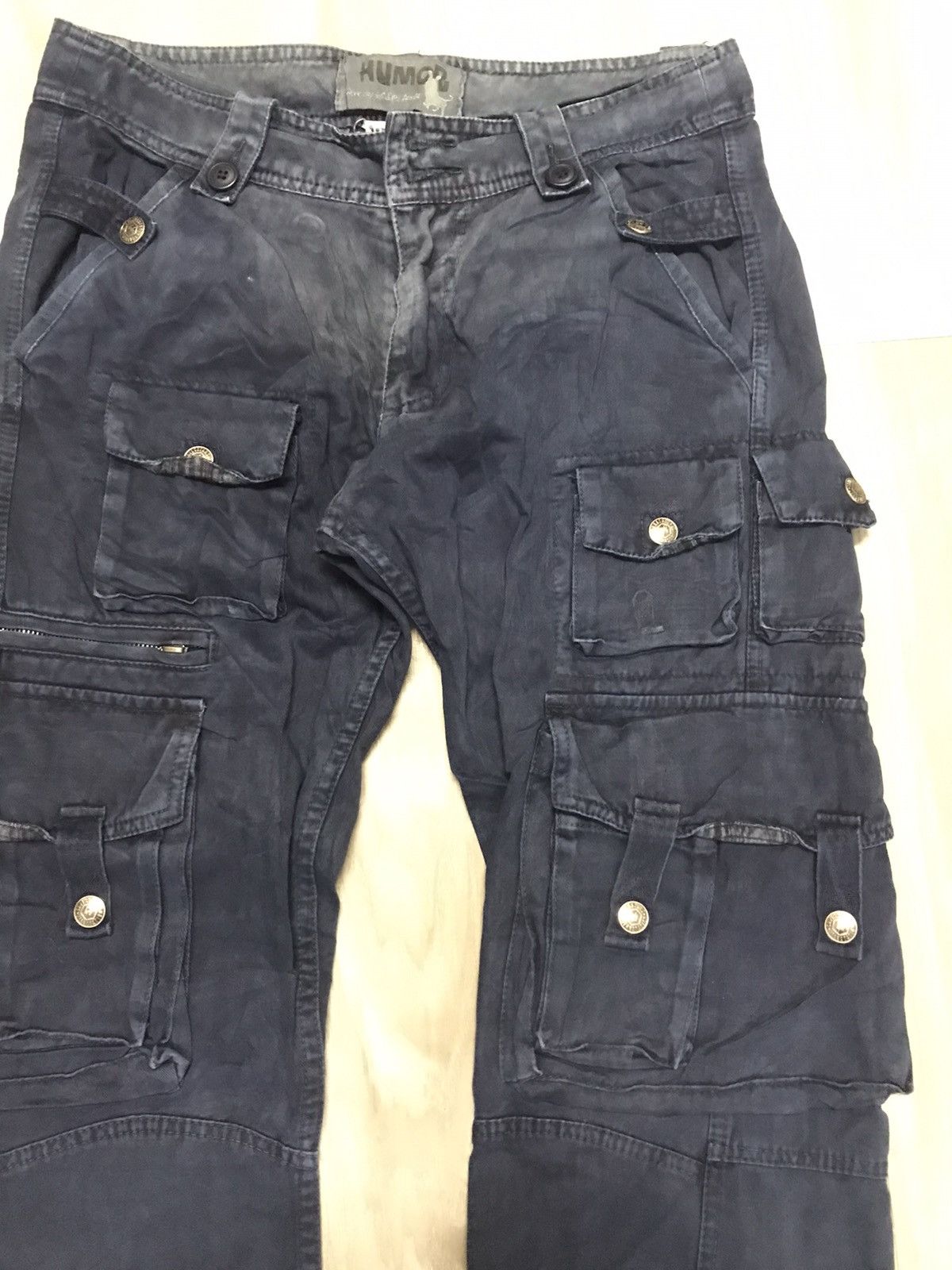 Japanese Brand HUMOR Parachutes Cargo Pants Size US 34 / EU 50 - 4 Thumbnail