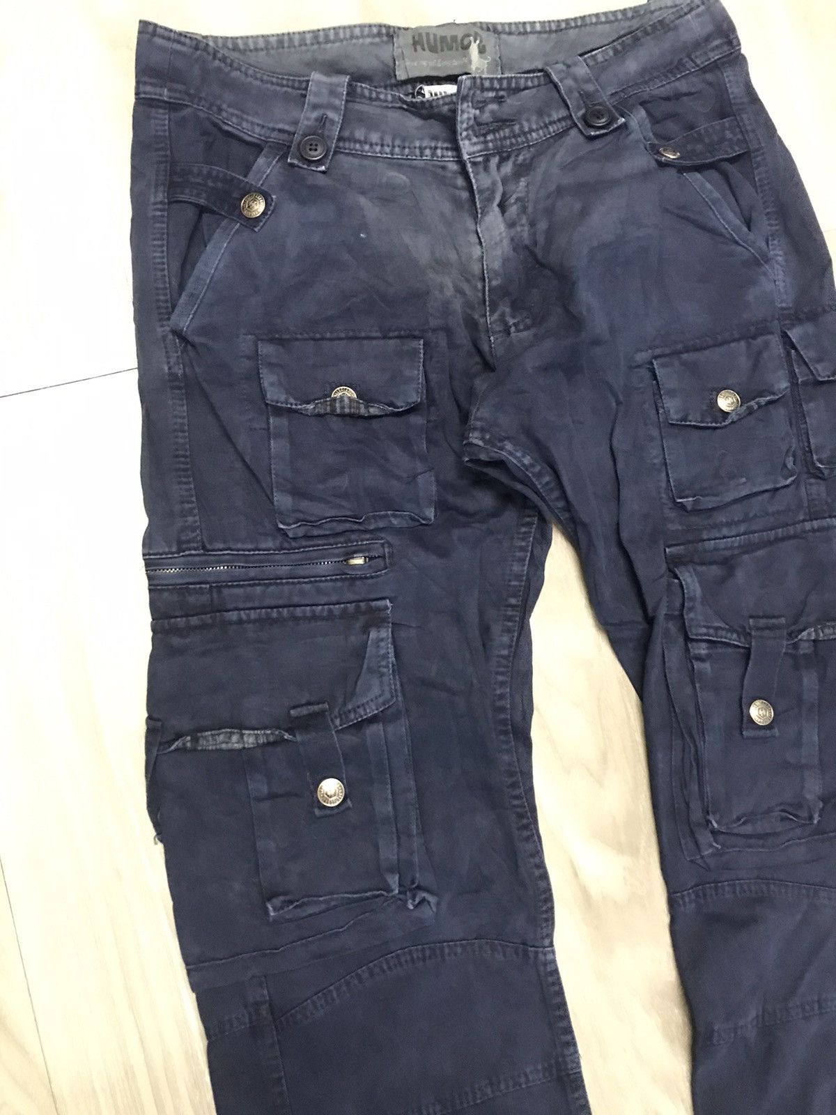 Japanese Brand HUMOR Parachutes Cargo Pants Size US 34 / EU 50 - 3 Thumbnail