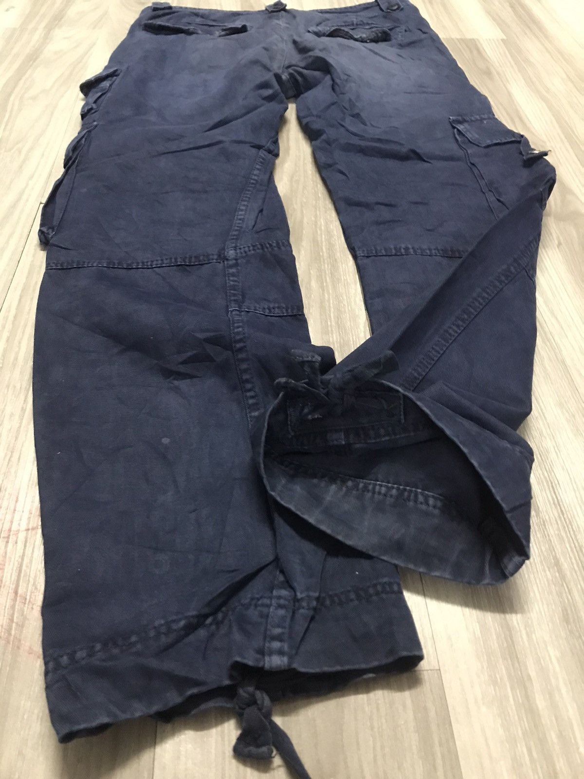 Japanese Brand HUMOR Parachutes Cargo Pants Size US 34 / EU 50 - 8 Thumbnail