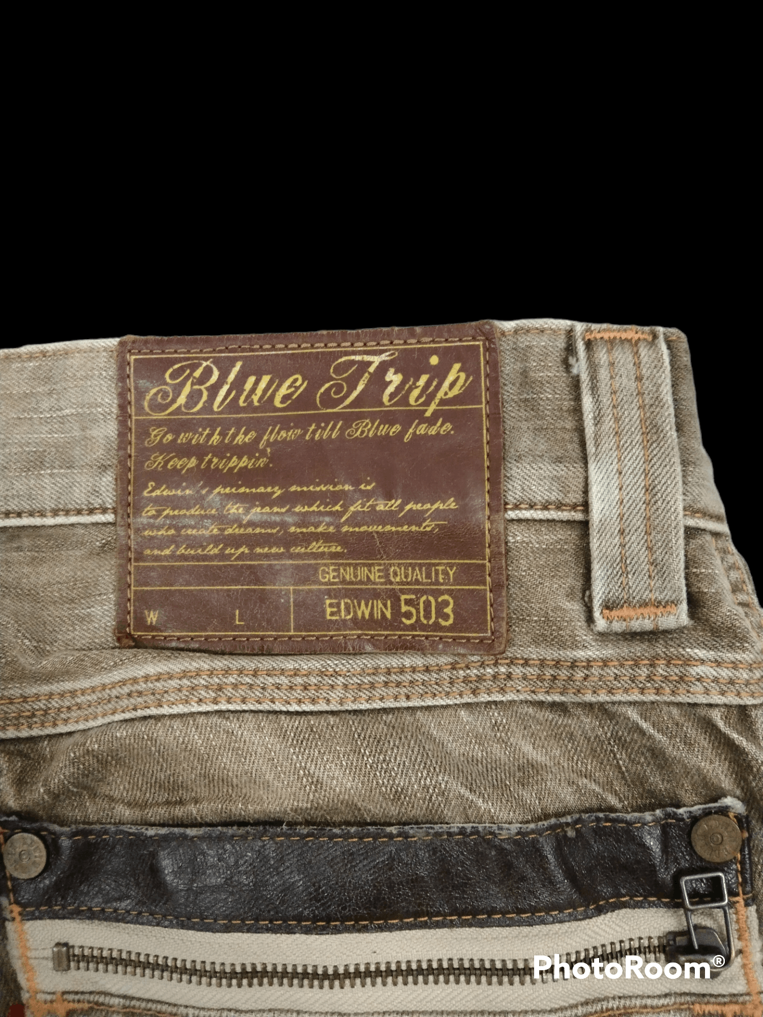 Edwin SUPER SICK WASHED BROWN EDWIN DENIM PANTS Size US 31 - 6 Thumbnail
