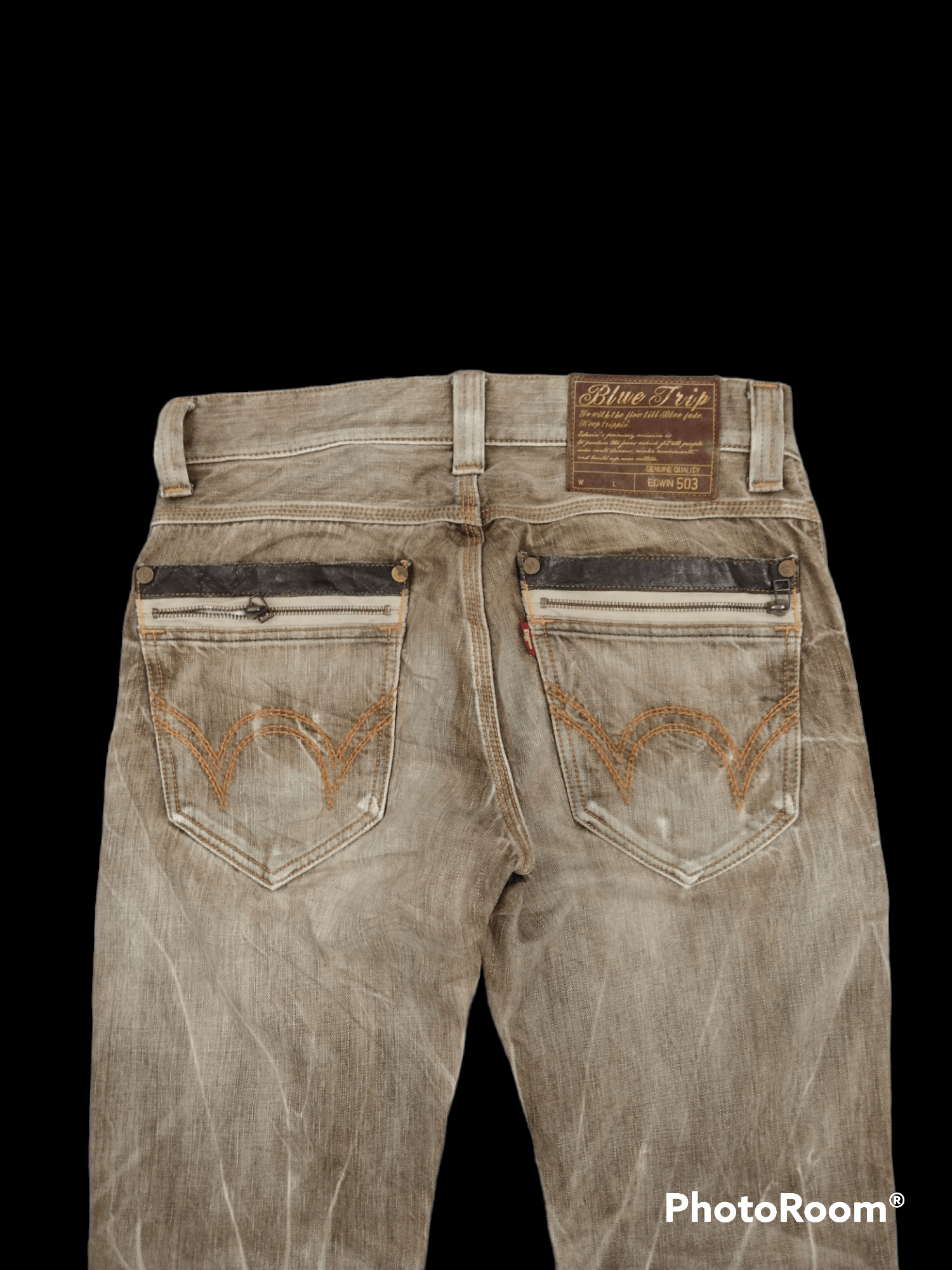 Edwin SUPER SICK WASHED BROWN EDWIN DENIM PANTS Size US 31 - 4 Thumbnail