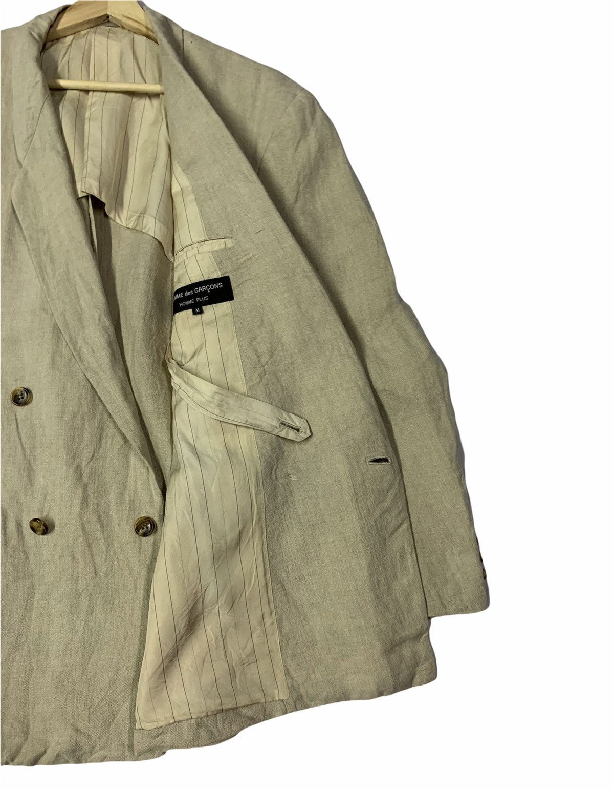 CDG by Comme des Garcons 🔥COMME des GARÇONS HOMME PLUS LINEN JACKET Size US M / EU 48-50 / 2 - 2 Thumbnail