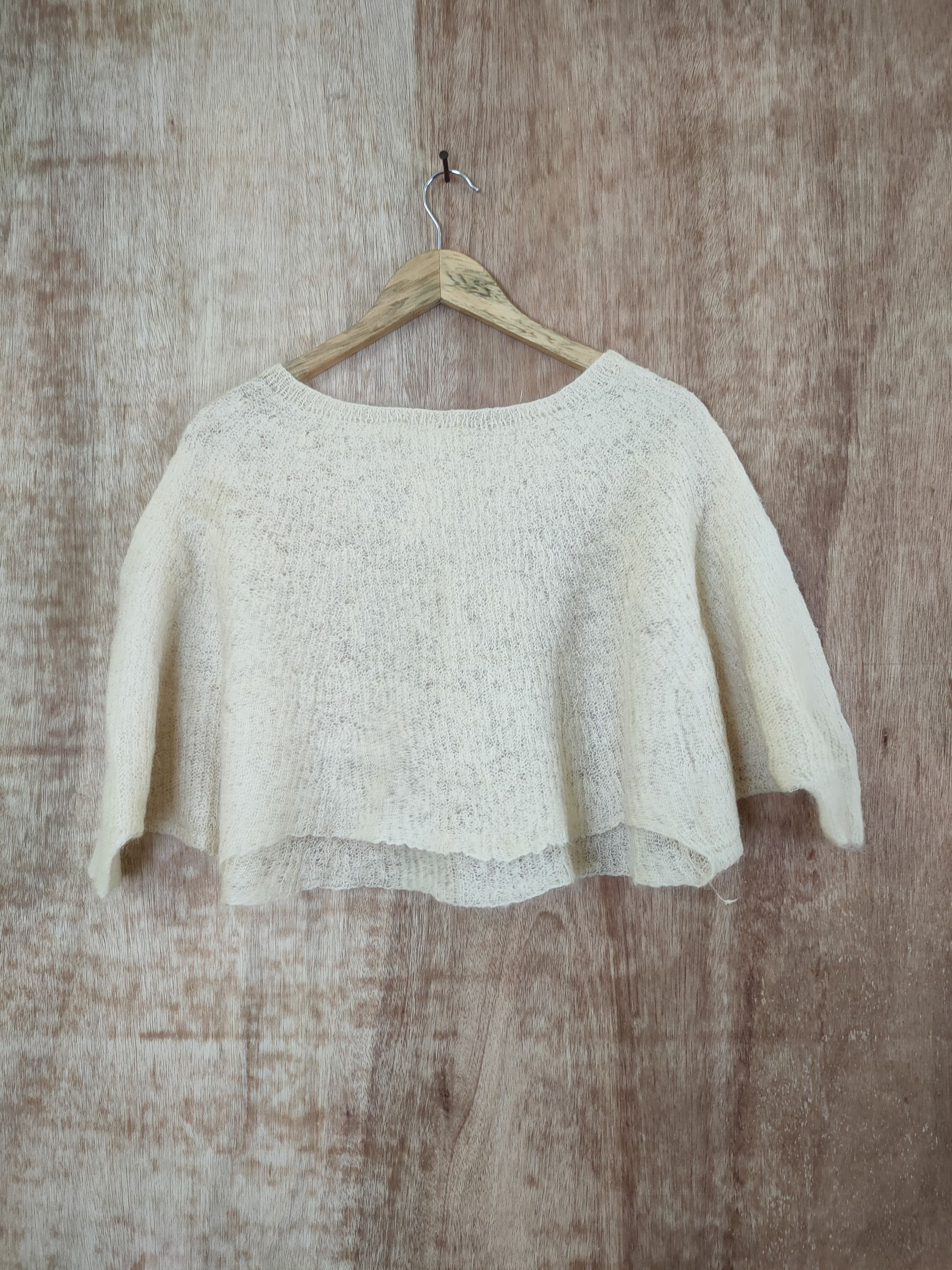 ADAM ET ROPE DL Adam et Rope cloaks knitwear mohair made in japan #46-381 Size XS / US 0-2 / IT 36-38 - 7 Thumbnail