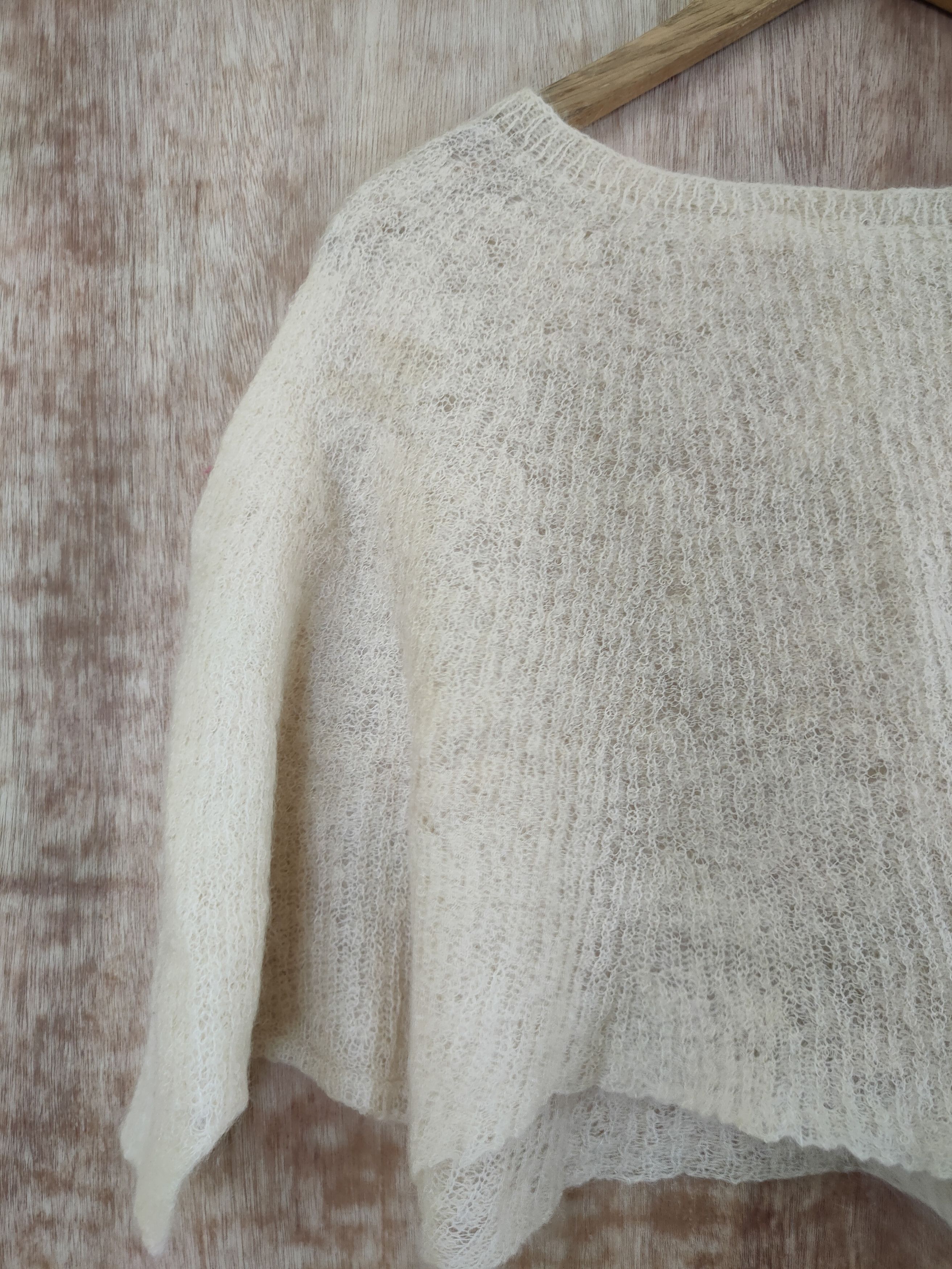 ADAM ET ROPE DL Adam et Rope cloaks knitwear mohair made in japan #46-381 Size XS / US 0-2 / IT 36-38 - 8 Thumbnail