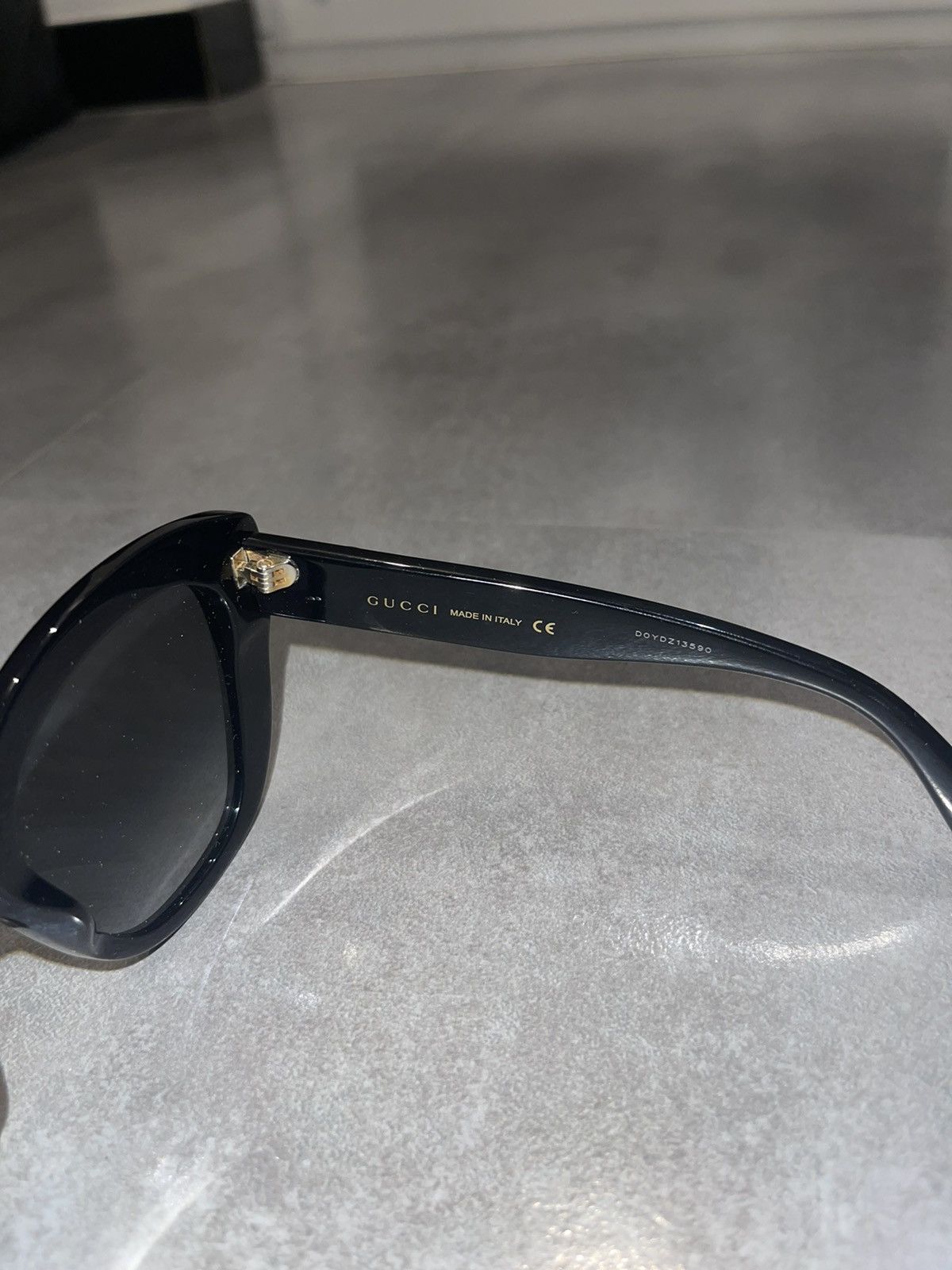 Gucci Gucci GG0327S "GG' Logo Black Sunglasses Size ONE SIZE - 11 Thumbnail
