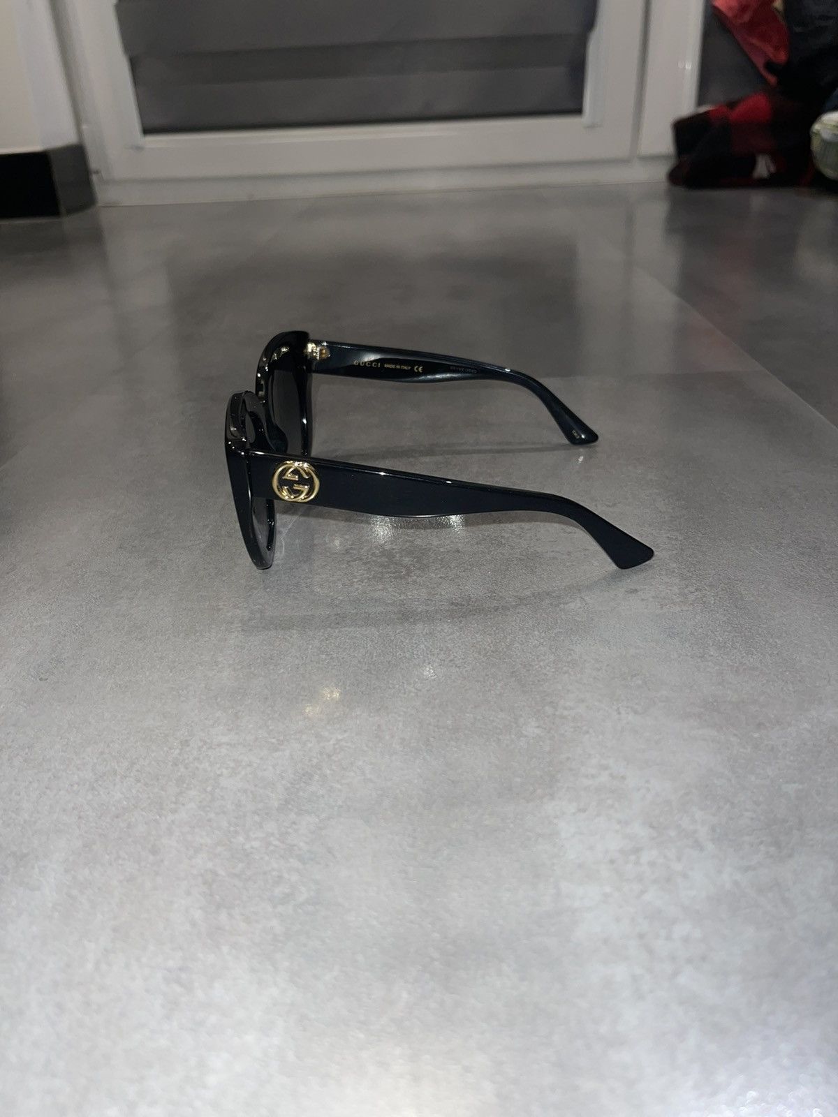 Gucci Gucci GG0327S "GG' Logo Black Sunglasses Size ONE SIZE - 5 Thumbnail