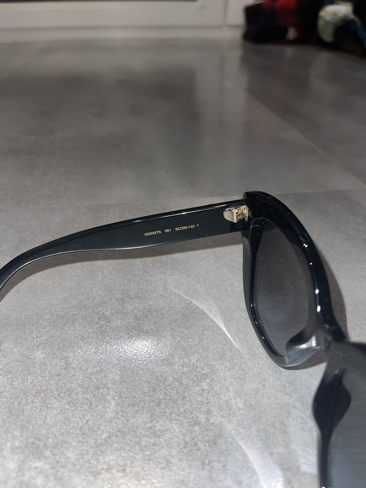 Gucci Gucci GG0327S "GG' Logo Black Sunglasses Size ONE SIZE - 13 Thumbnail