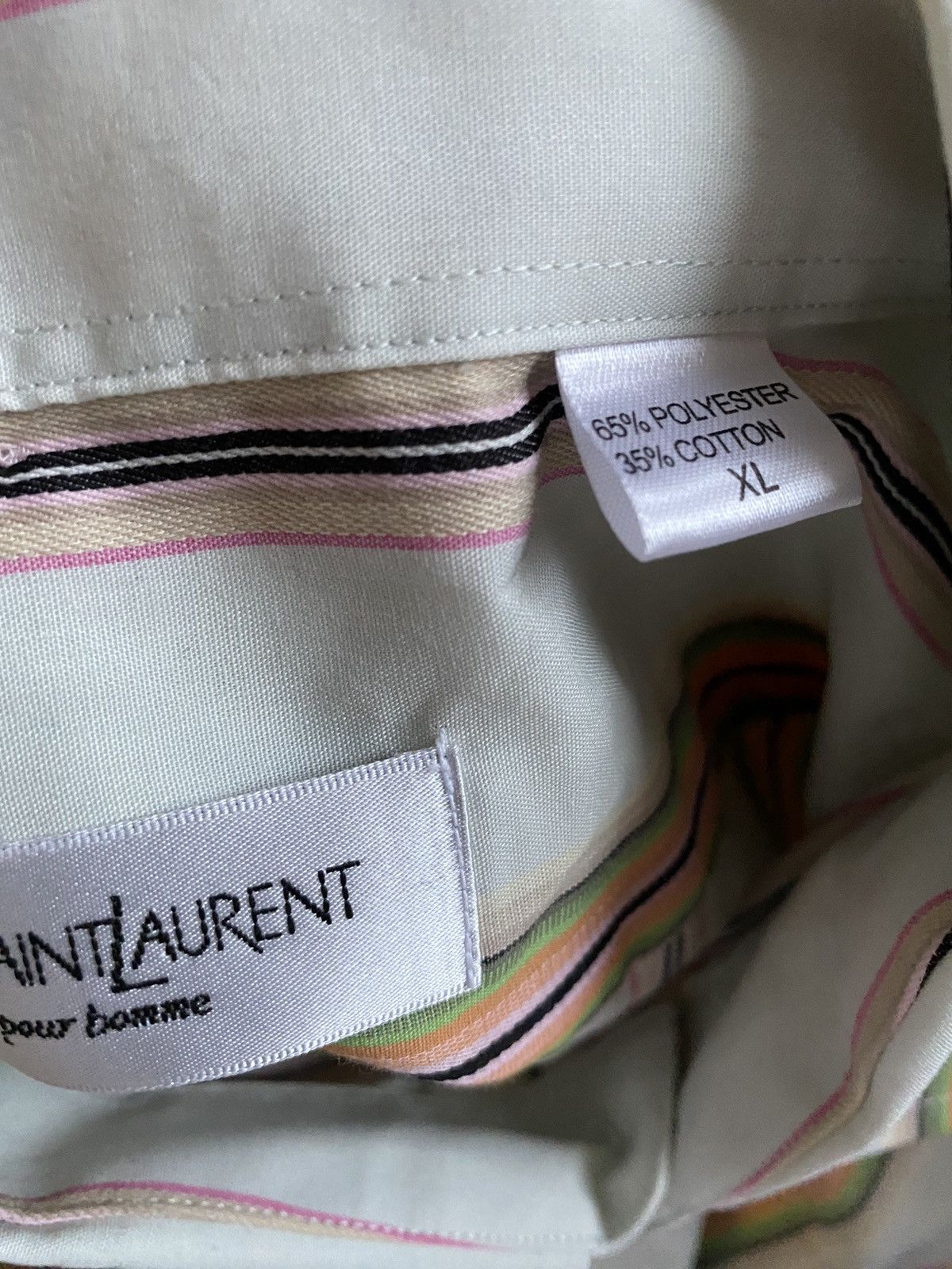 Yves Saint Laurent Multicolor YSL Shirt Summer Rare Size US XL / EU 56 / 4 - 8 Thumbnail