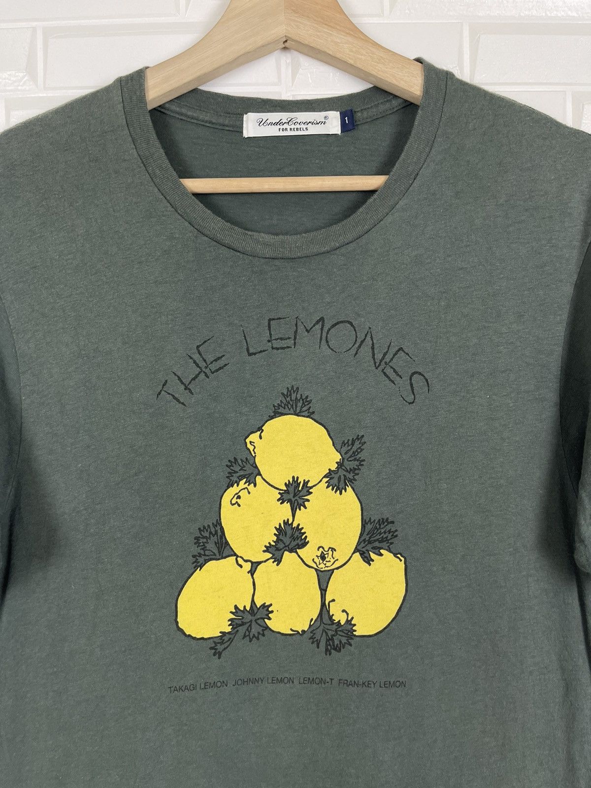 John Undercover 🔥The Lemones Jun Takahashi UNDERCOVERISM Tee Japan Size US M / EU 48-50 / 2 - 5 Thumbnail