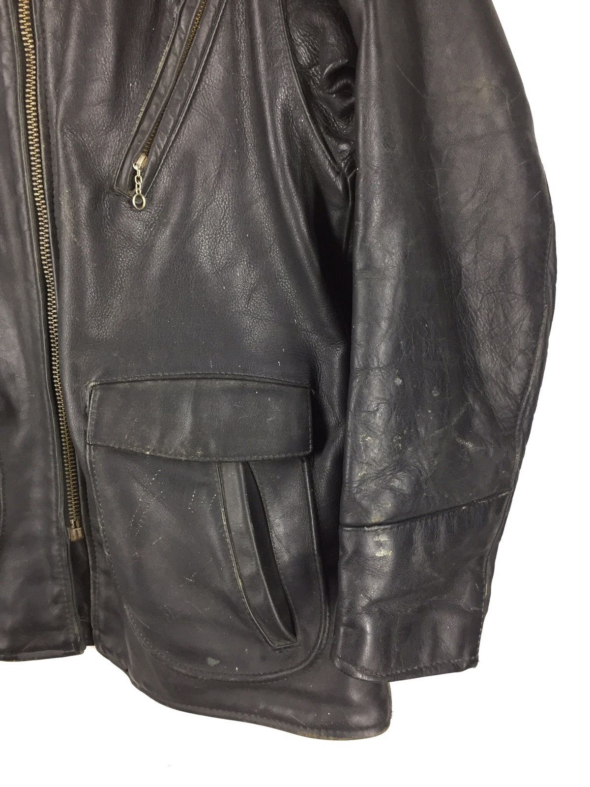 Vanson Leathers Vintage 1940s VANSON LEATHER Model J "Car Jacket" Size US M / EU 48-50 / 2 - 21 Thumbnail