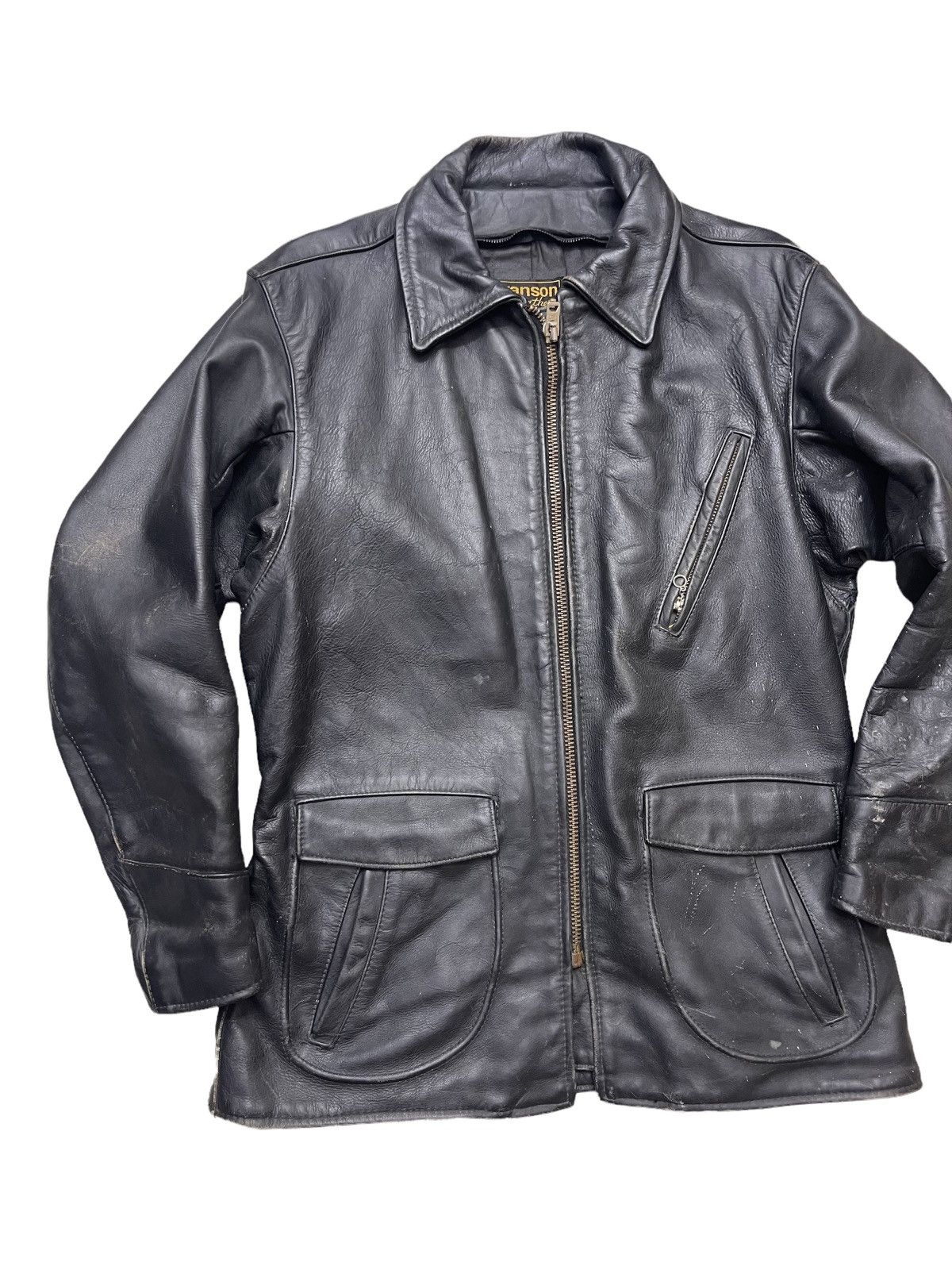 Vanson Leathers Vintage 1940s VANSON LEATHER Model J "Car Jacket" Size US M / EU 48-50 / 2 - 3 Thumbnail