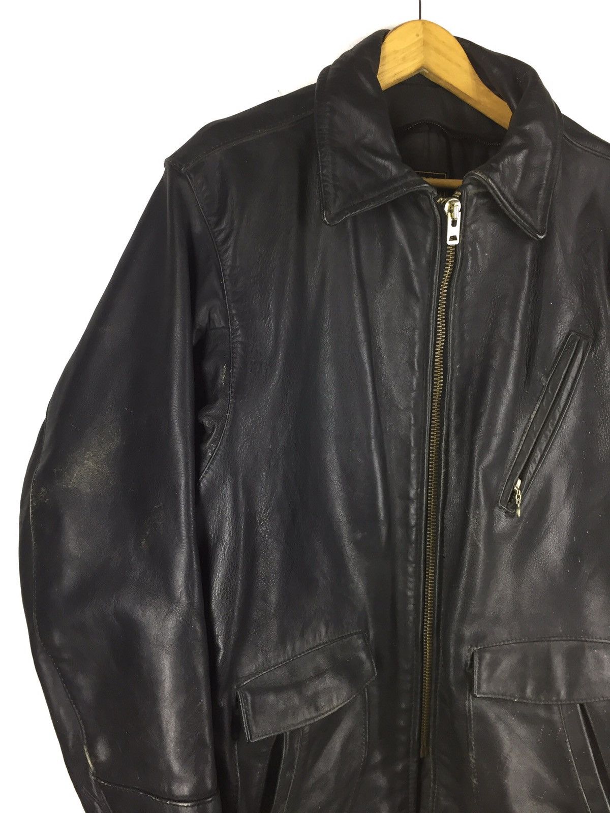 Vanson Leathers Vintage 1940s VANSON LEATHER Model J "Car Jacket" Size US M / EU 48-50 / 2 - 15 Thumbnail