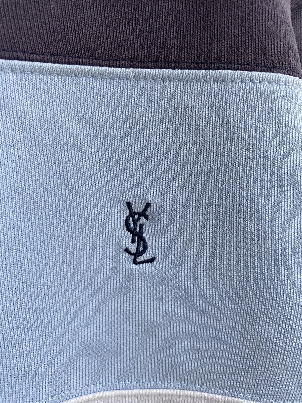 Yves Saint Laurent YSL Sweatshirt Striped Vintage Crewneck 90s Y2K Sweater Size US L / EU 52-54 / 3 - 2 Thumbnail