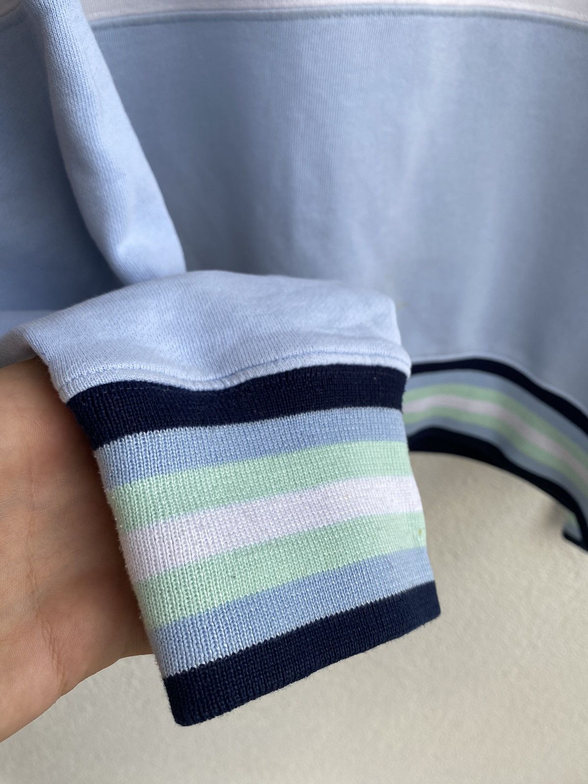 Yves Saint Laurent YSL Sweatshirt Striped Vintage Crewneck 90s Y2K Sweater Size US L / EU 52-54 / 3 - 8 Thumbnail