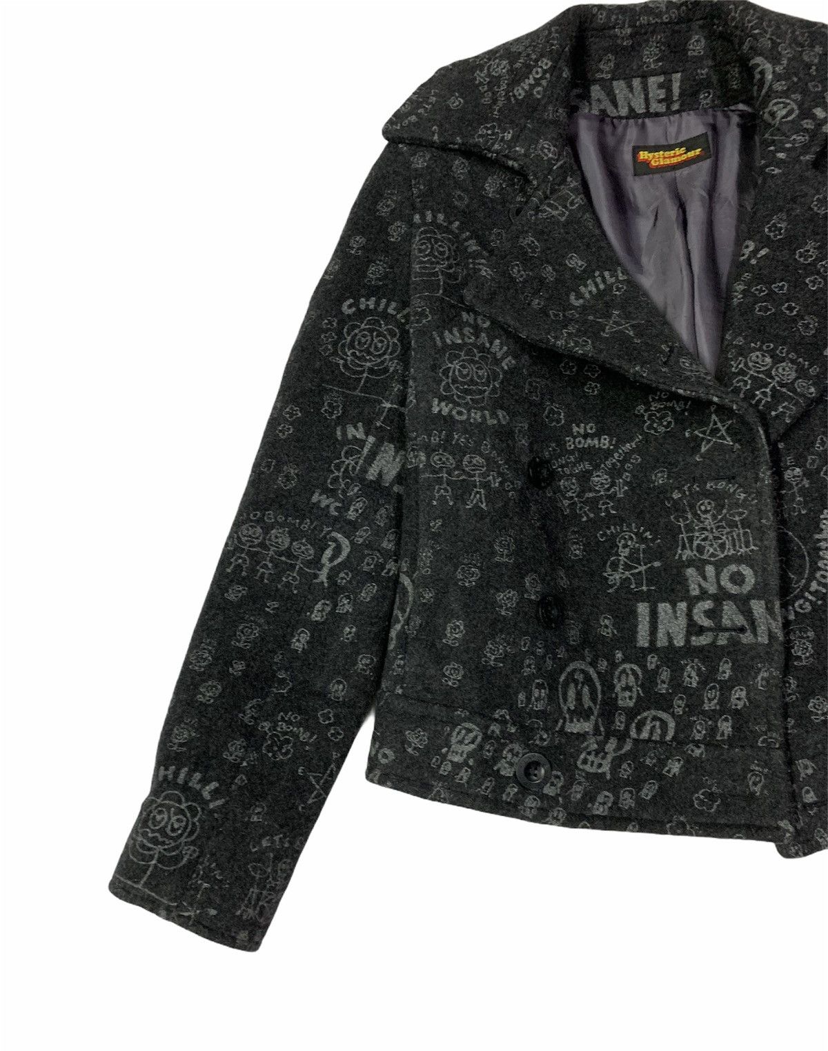 Hysteric Glamour 🔥HYSTERIC GLAMOUR WOOL DOUBLE BREAST JACKETS Size US M / EU 48-50 / 2 - 2 Thumbnail
