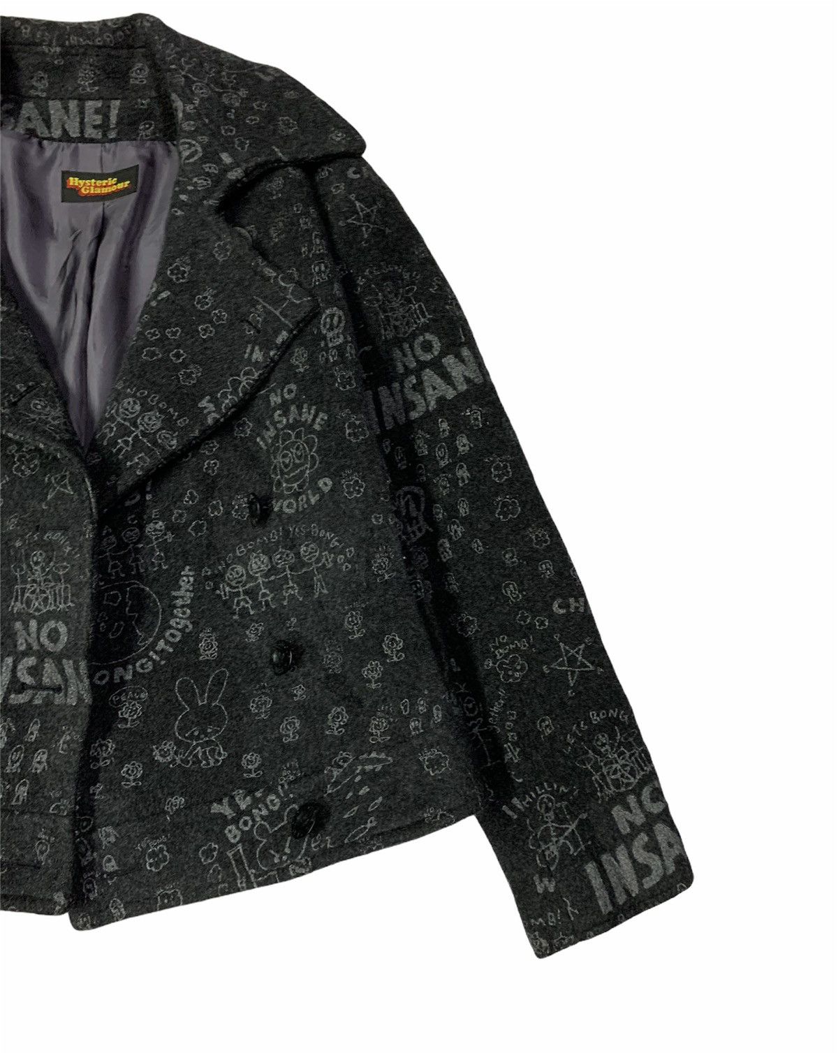 Hysteric Glamour 🔥HYSTERIC GLAMOUR WOOL DOUBLE BREAST JACKETS Size US M / EU 48-50 / 2 - 3 Thumbnail