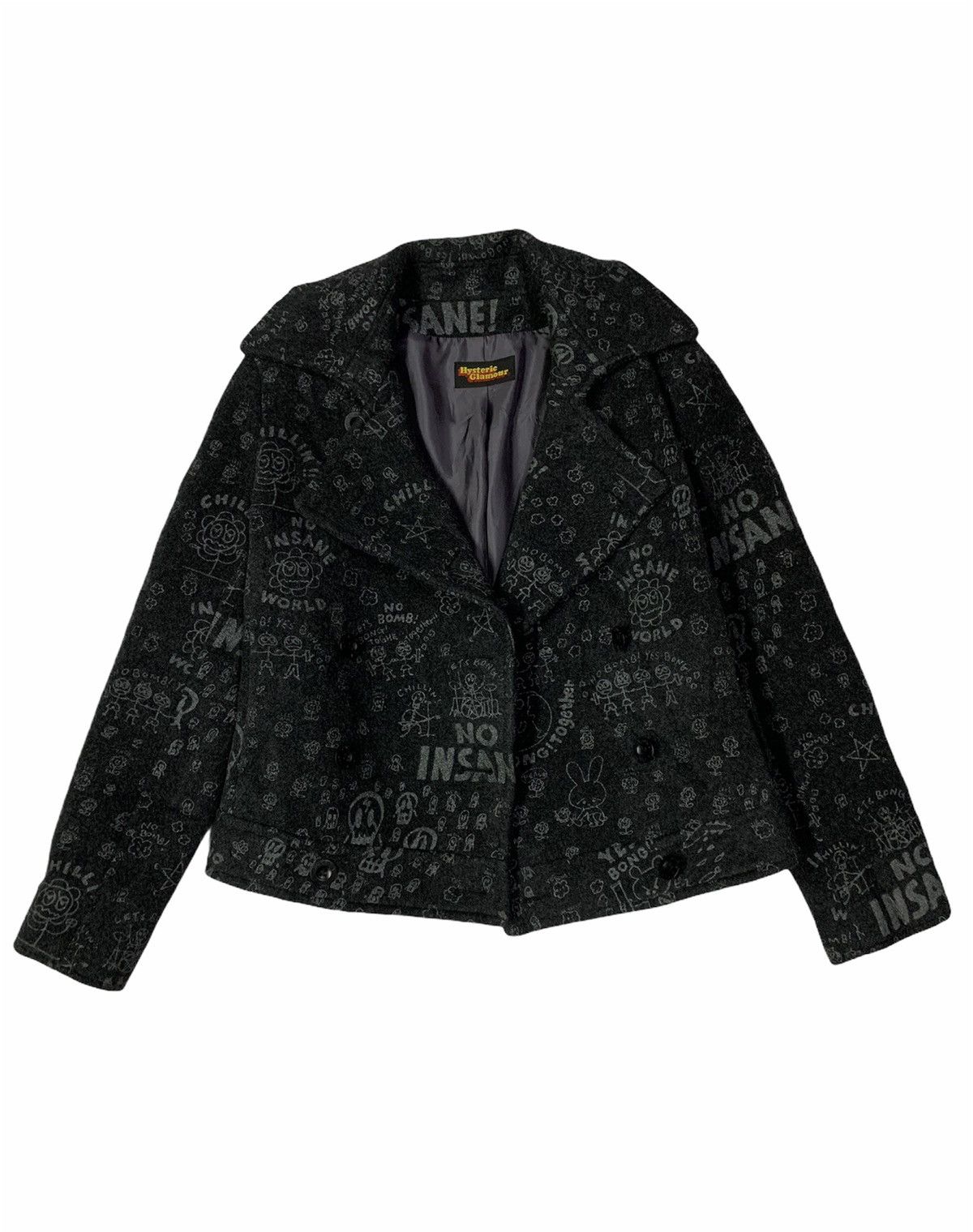 Hysteric Glamour 🔥HYSTERIC GLAMOUR WOOL DOUBLE BREAST JACKETS Size US M / EU 48-50 / 2 - 1 Thumbnail