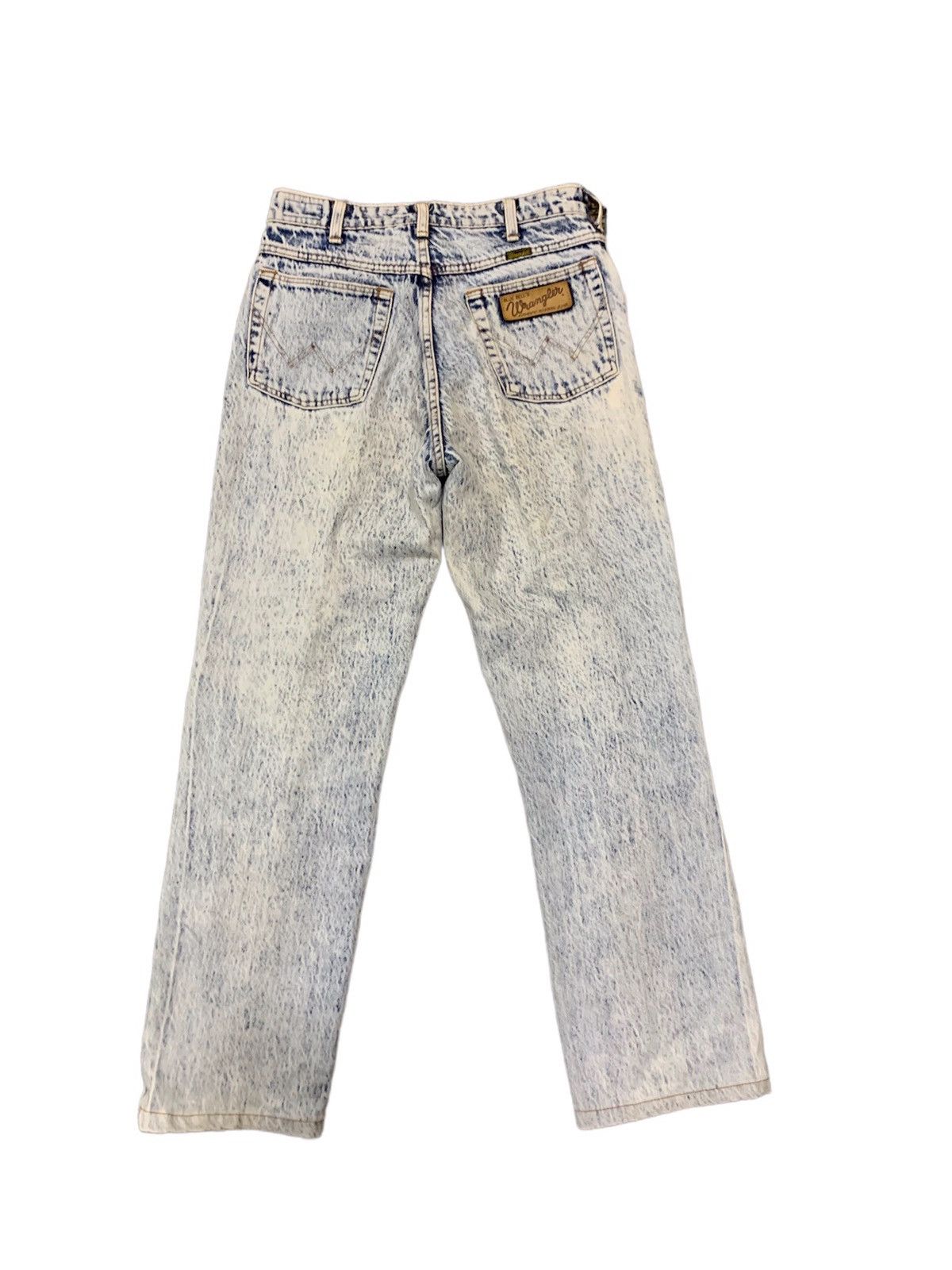 Vintage × Wrangler Vintage Wrangler American Classic Bleach Style Denim Size US 28 / EU 44 - 2 Thumbnail