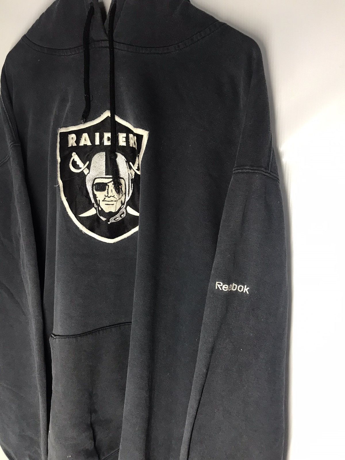 NFL × Reebok Raiders hoodie pullover embroidered logo Size US XXL / EU 58 / 5 - 6 Thumbnail
