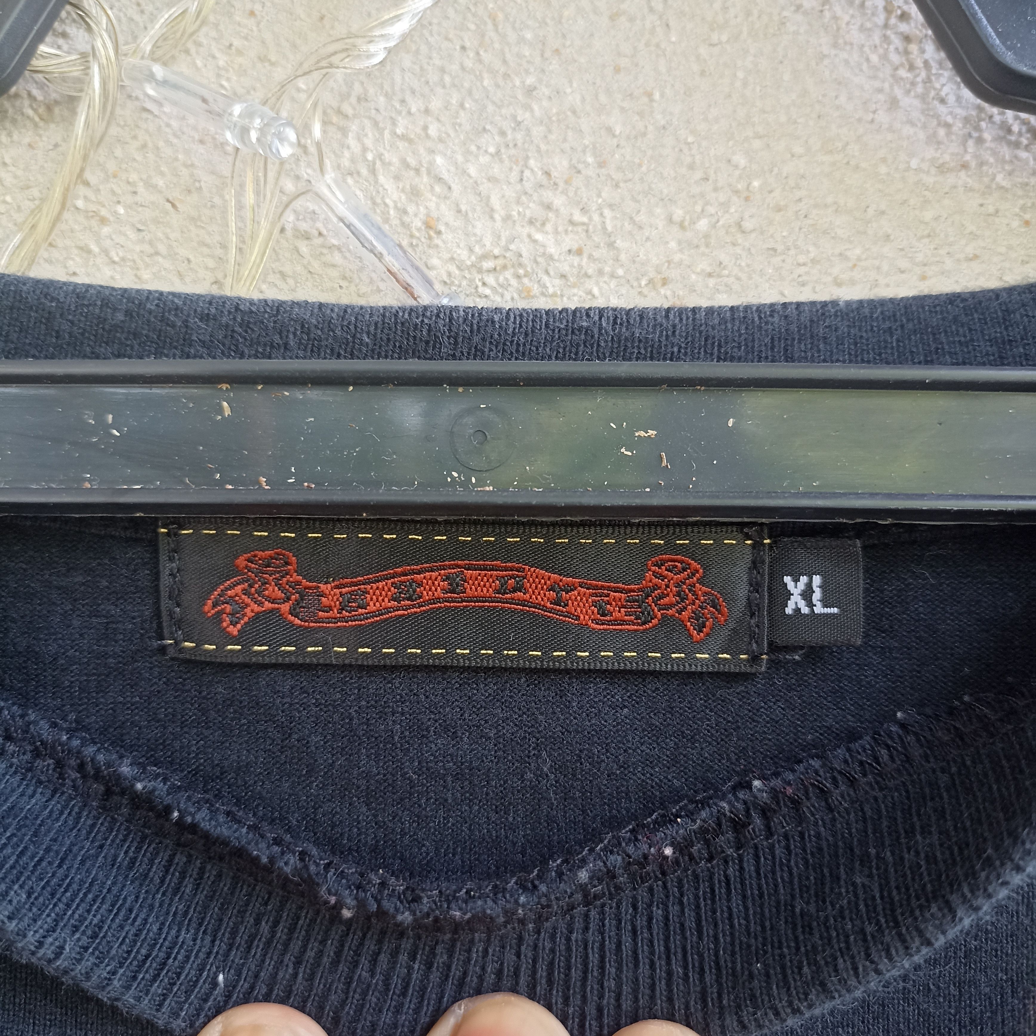 Dragonfly × Japanese Brand Two Big Dragon Embroidery Black Tshirt Size US S / EU 44-46 / 1 - 9 Thumbnail
