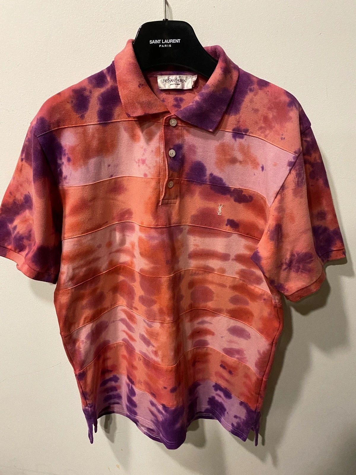 yves saint laurent tie dye shirt