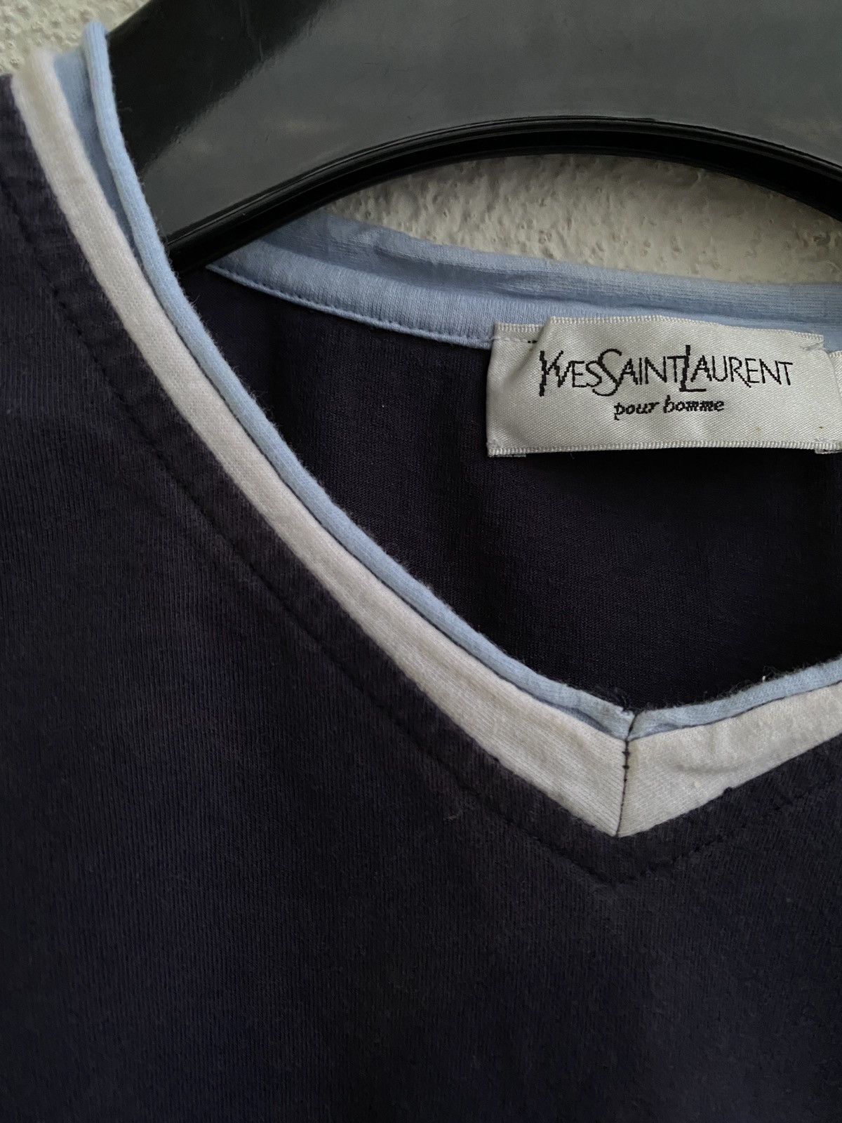 Yves Saint Laurent YSL T-Shirt big logo Size US M / EU 48-50 / 2 - 10 Thumbnail
