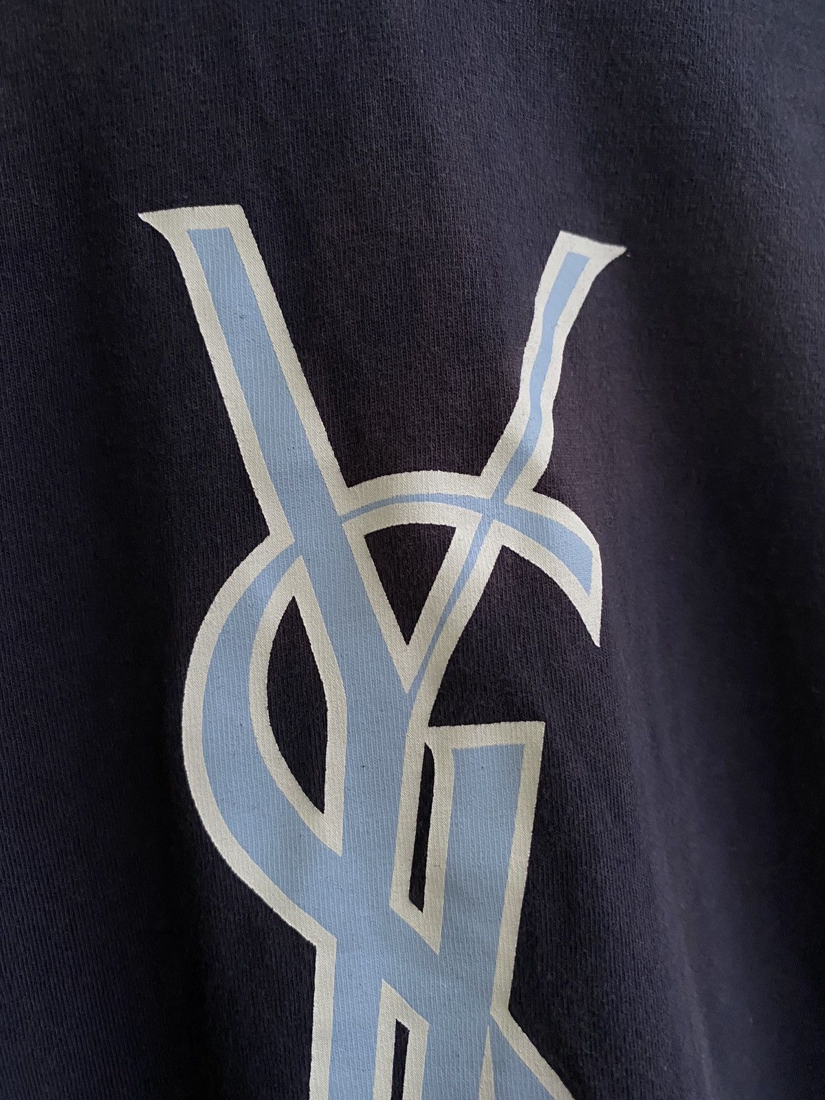 Yves Saint Laurent YSL T-Shirt big logo Size US M / EU 48-50 / 2 - 9 Thumbnail