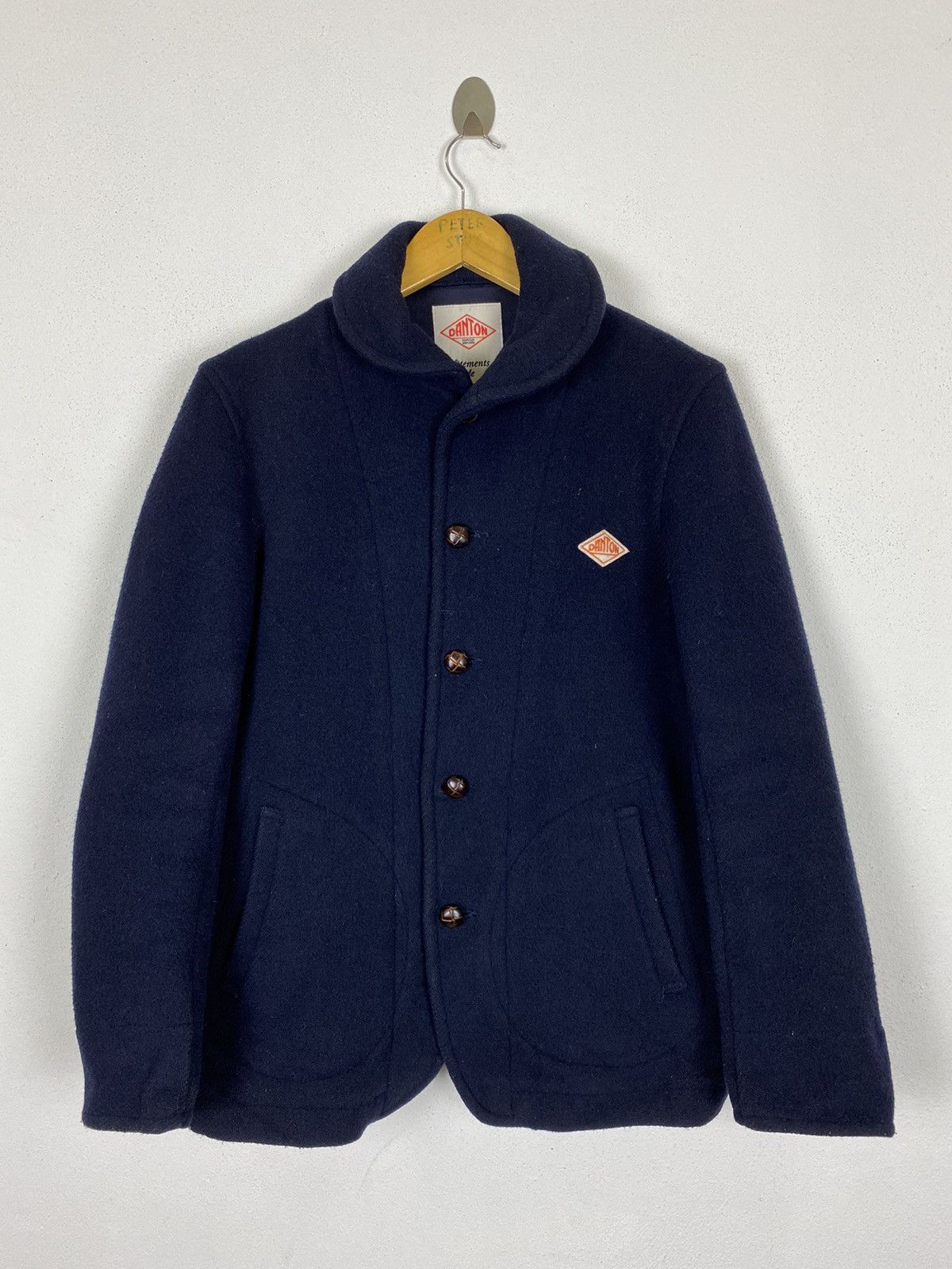 image of Danton Coat in Dark Blue, Men's (Size Medium)