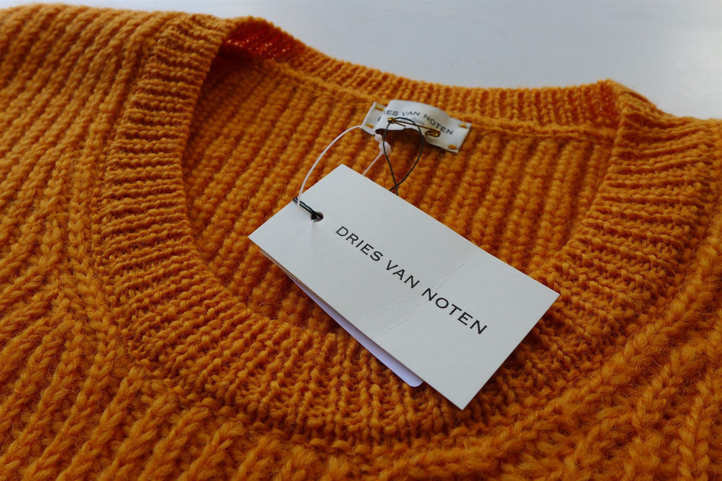 Dries Van Noten Dries Van Noten Maurice Sweater -- Burnt Orange Wool Size US M / EU 48-50 / 2 - 4 Thumbnail