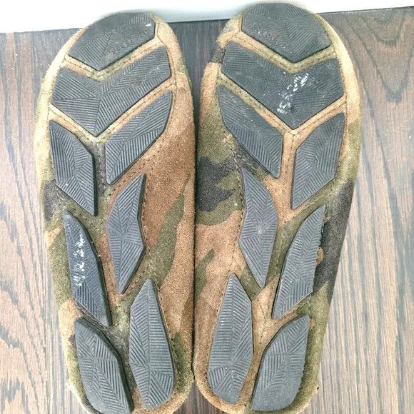 Vince Camuto Piercee Olive Multi Camo Rugged Suede Tassel Moccasin Size US 6 / IT 36 - 6 Thumbnail