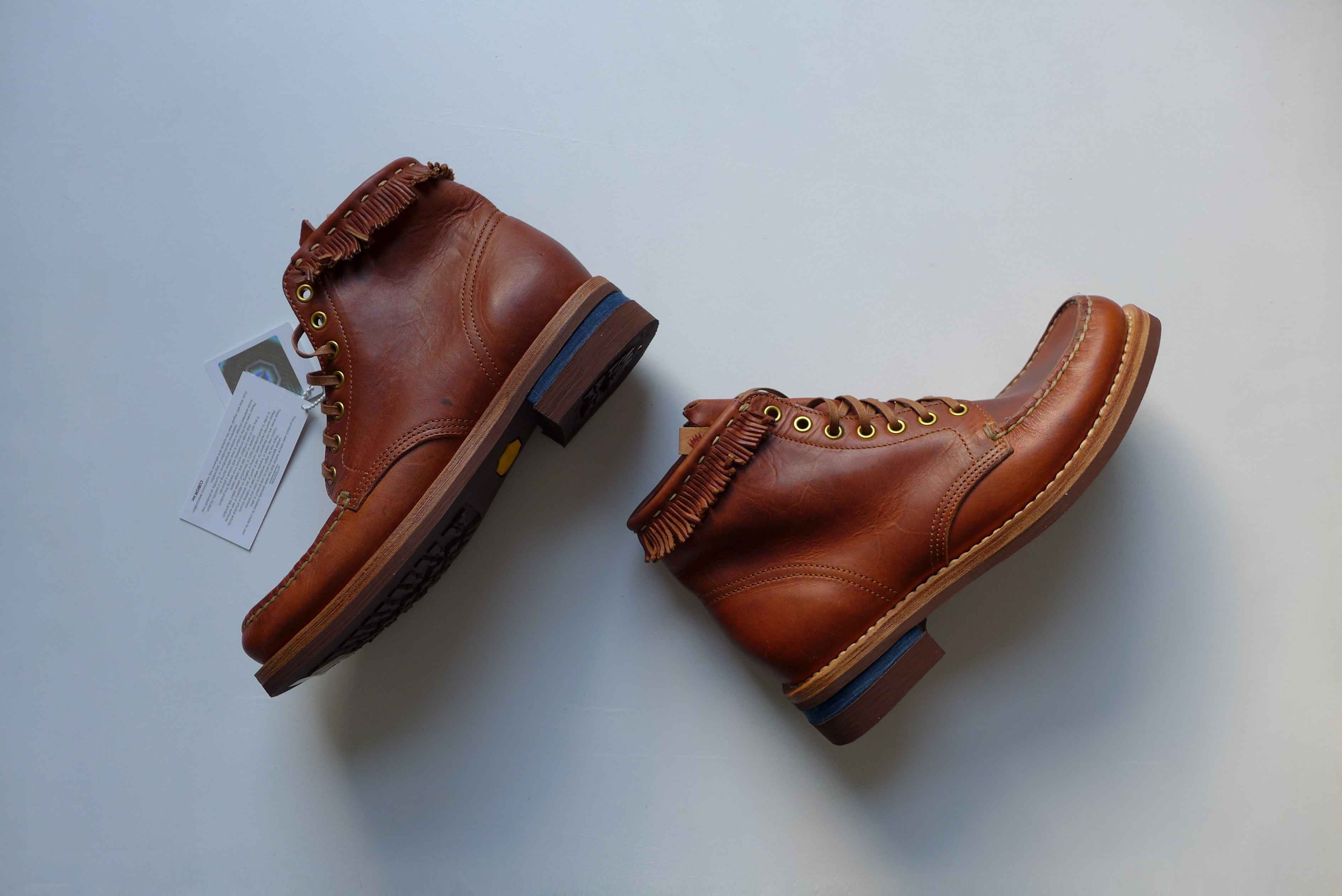 Visvim Visvim FW16 Blackfoot MocToe Boots-Folk - Brown Leather. Size US 9 / EU 42 - 2 Thumbnail