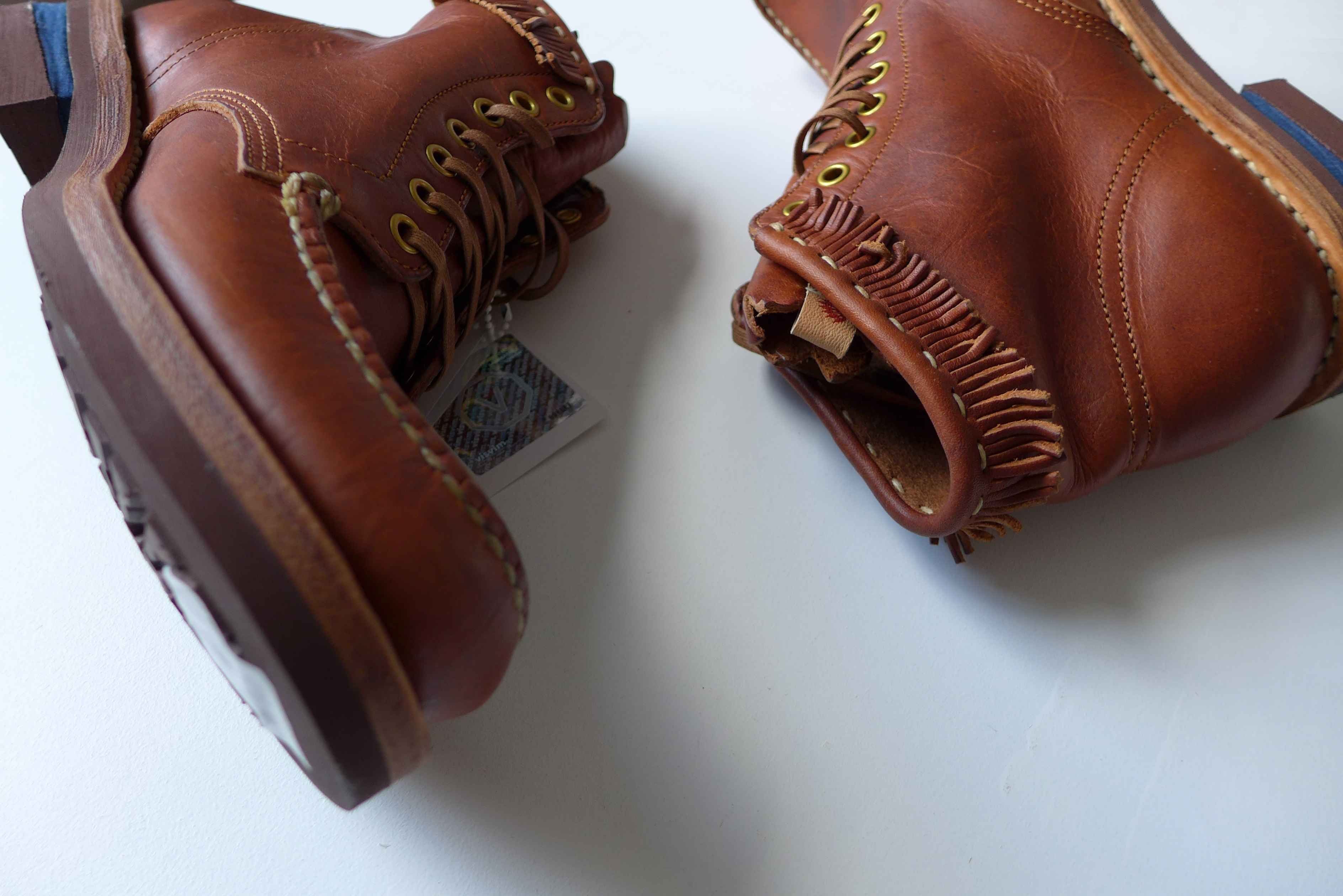 Visvim Visvim FW16 Blackfoot MocToe Boots-Folk - Brown Leather. Size US 9 / EU 42 - 10 Thumbnail