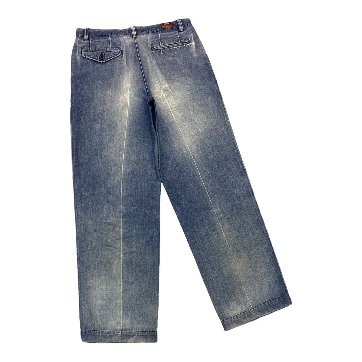 Edwin × Hysteric Glamour RARE💥EDWIN KHAKIS RELAXED FIT ACID WASHED PANTS Size US 32 / EU 48 - 4 Thumbnail