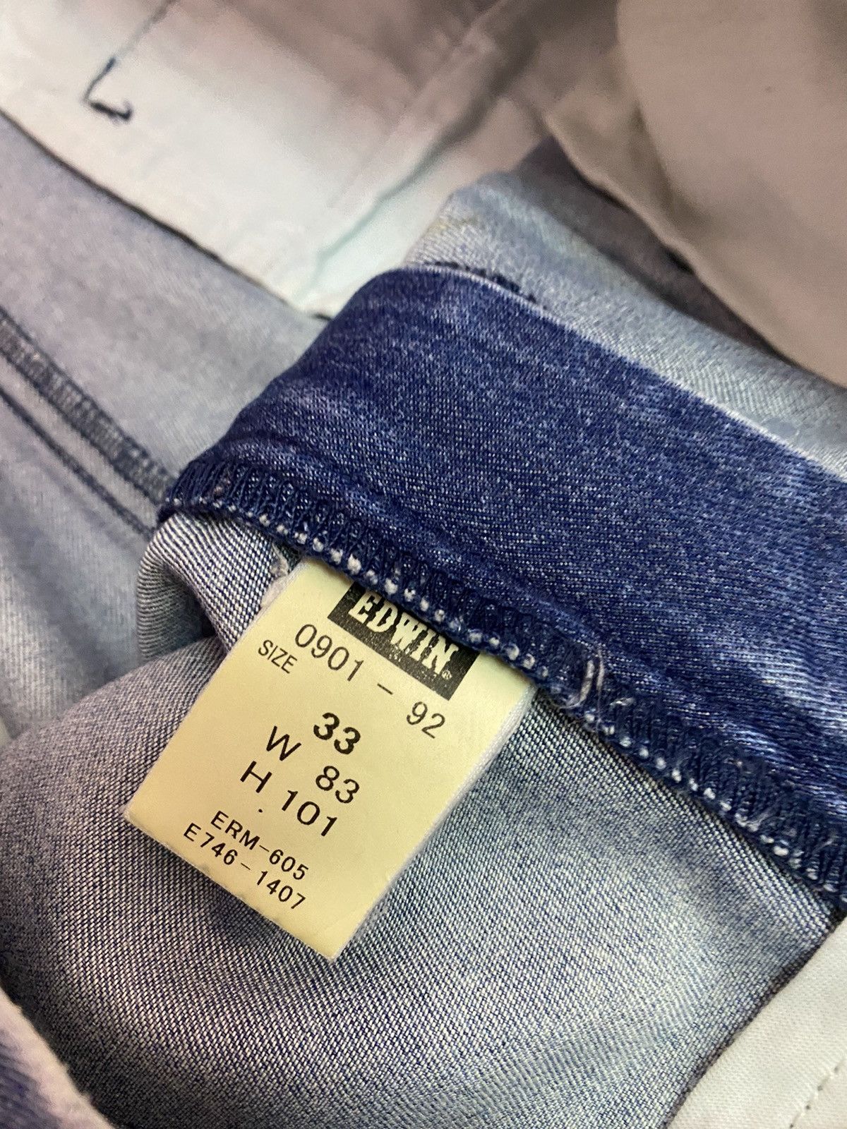 Edwin × Hysteric Glamour RARE💥EDWIN KHAKIS RELAXED FIT ACID WASHED PANTS Size US 32 / EU 48 - 11 Thumbnail