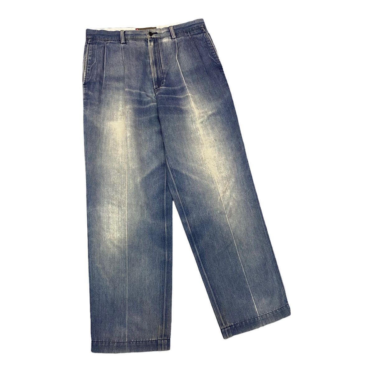 Edwin × Hysteric Glamour RARE💥EDWIN KHAKIS RELAXED FIT ACID WASHED PANTS Size US 32 / EU 48 - 3 Thumbnail