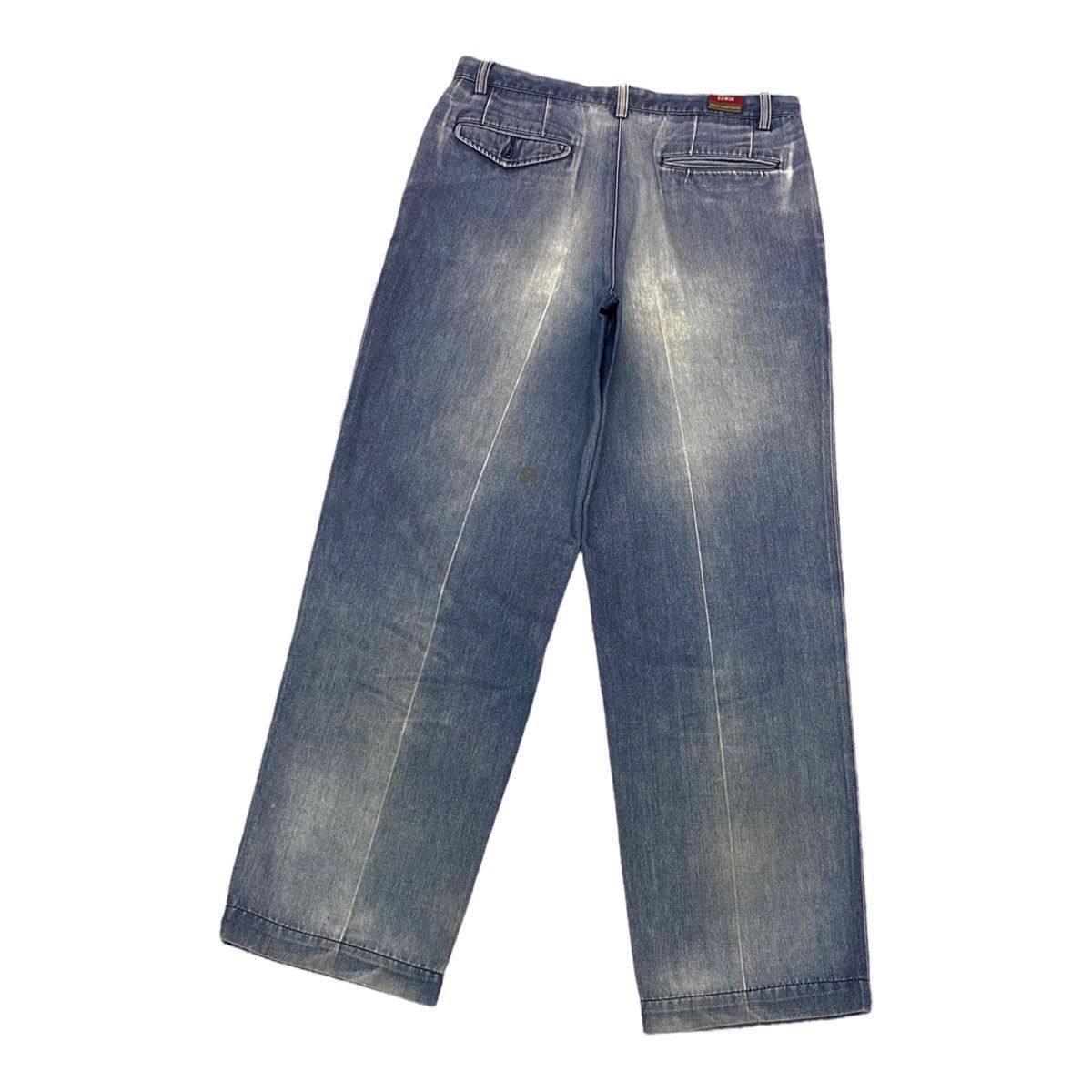Edwin × Hysteric Glamour RARE💥EDWIN KHAKIS RELAXED FIT ACID WASHED PANTS Size US 32 / EU 48 - 6 Thumbnail
