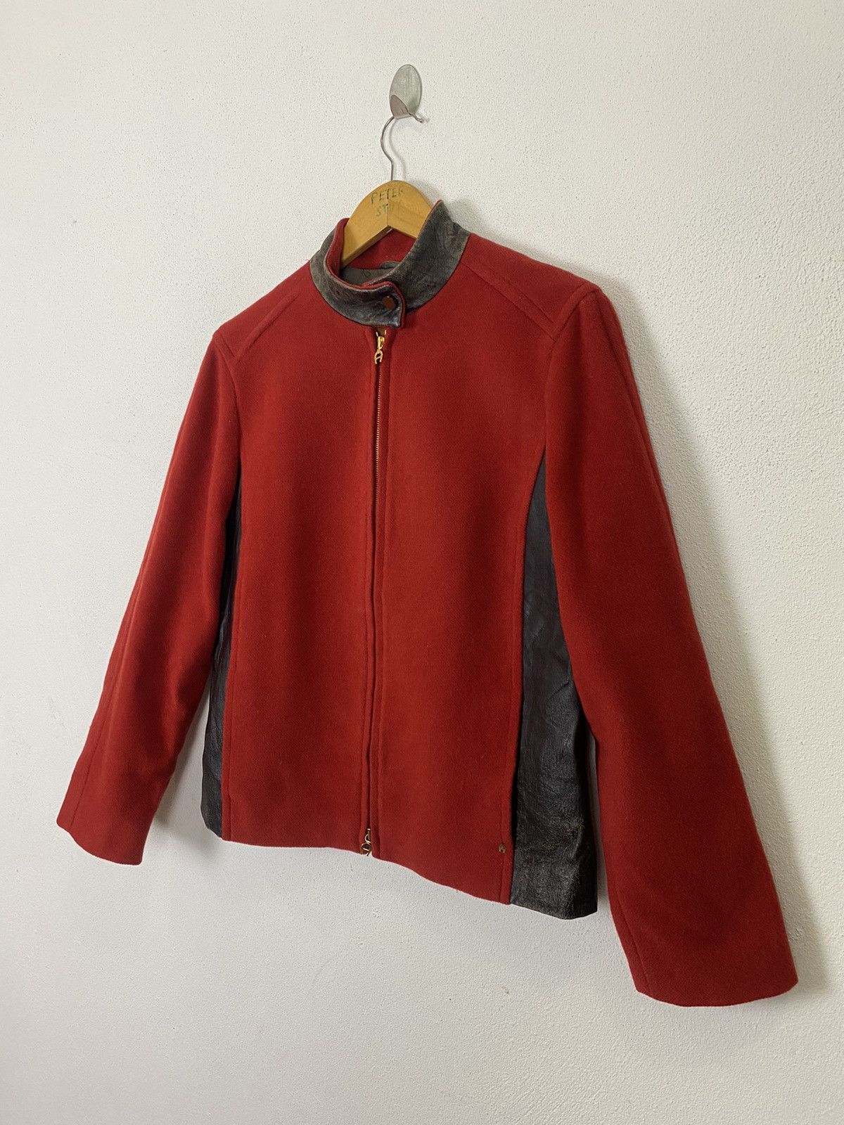 Aigner AIGNER MADE IN ITALY ZIPPER LEATHER JACKET Size US M / EU 48-50 / 2 - 3 Thumbnail
