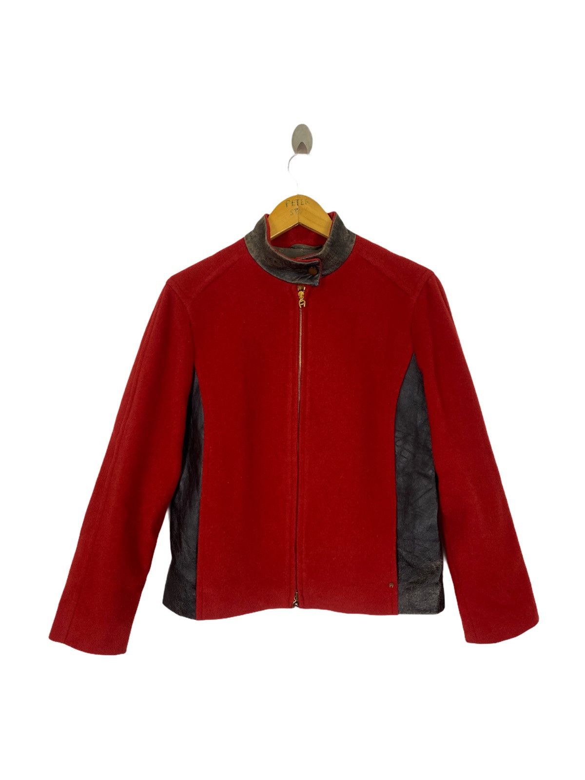 Aigner AIGNER MADE IN ITALY ZIPPER LEATHER JACKET Size US M / EU 48-50 / 2 - 1 Thumbnail