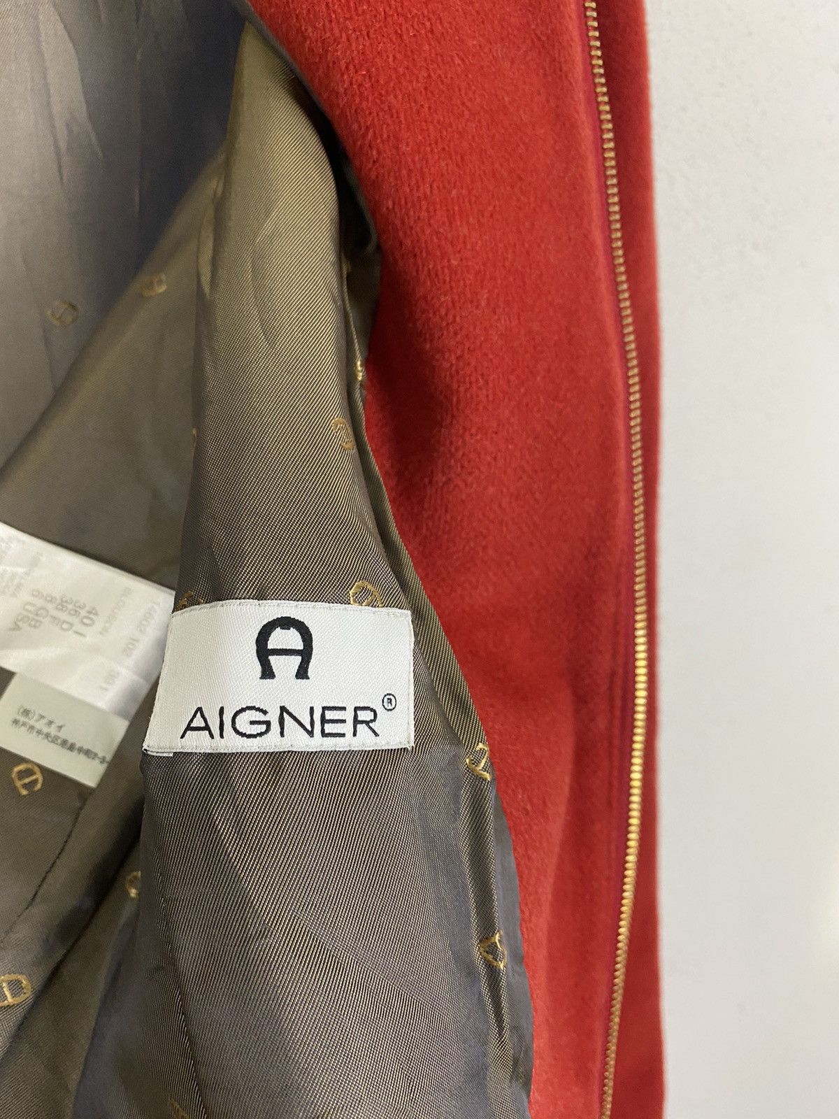 Aigner AIGNER MADE IN ITALY ZIPPER LEATHER JACKET Size US M / EU 48-50 / 2 - 11 Thumbnail