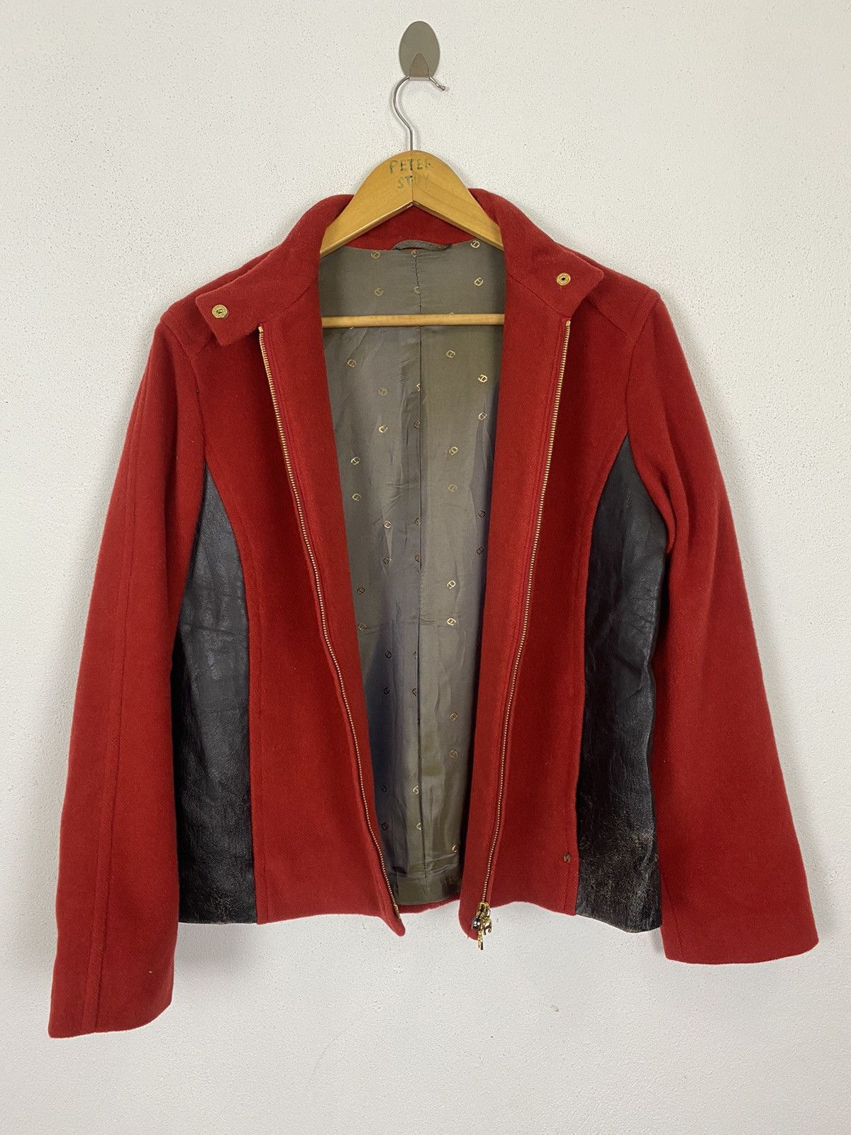 Aigner AIGNER MADE IN ITALY ZIPPER LEATHER JACKET Size US M / EU 48-50 / 2 - 5 Thumbnail