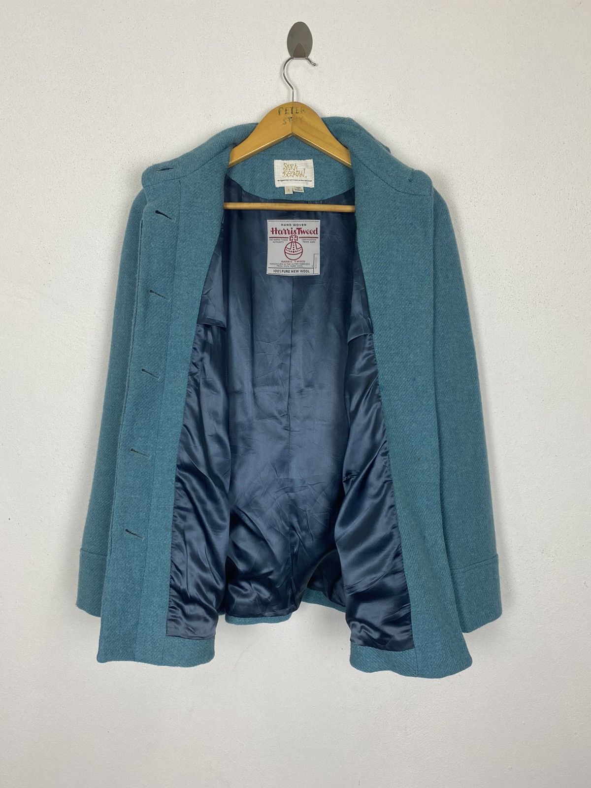 Harris Tweed SARA BERMAN HARRIS TWEED MADE IN ENGLAND WOOL JACKET-GK125 Size US S / EU 44-46 / 1 - 4 Thumbnail