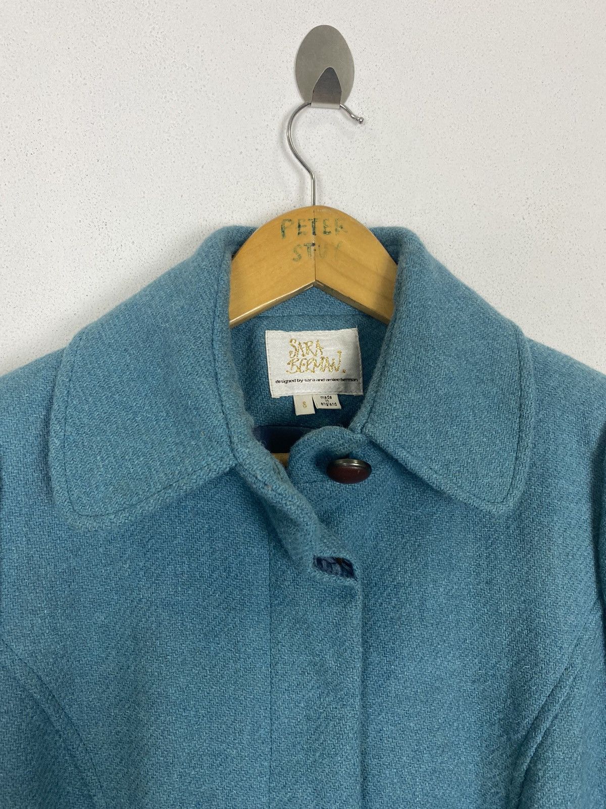 Harris Tweed SARA BERMAN HARRIS TWEED MADE IN ENGLAND WOOL JACKET-GK125 Size US S / EU 44-46 / 1 - 5 Thumbnail