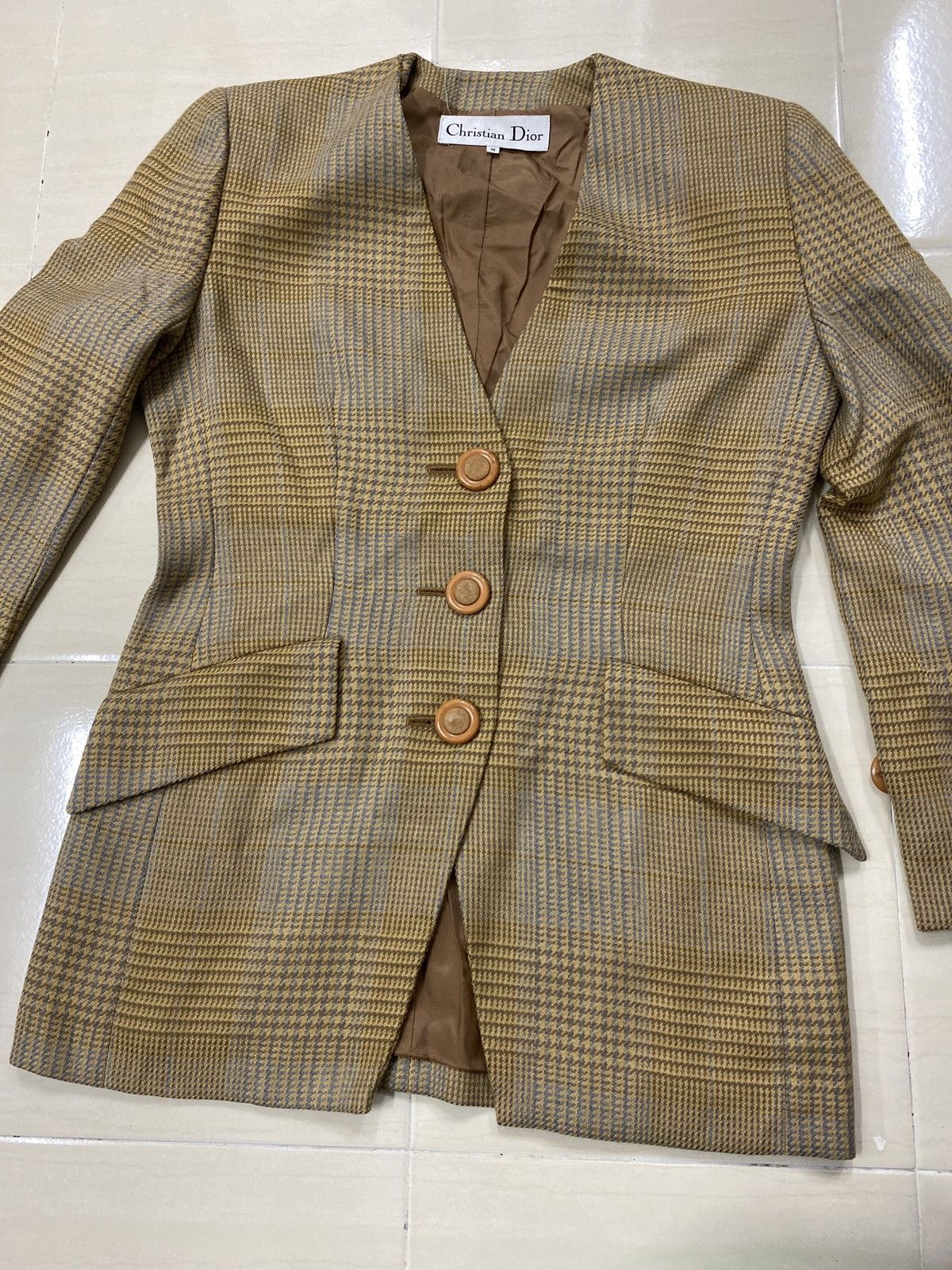 Christian Dior Monsieur × Designer Christian Dior Tartan Slim Jacket Size US M / EU 48-50 / 2 - 6 Thumbnail
