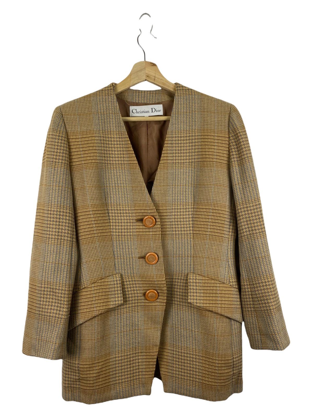 Christian Dior Monsieur × Designer Christian Dior Tartan Slim Jacket Size US M / EU 48-50 / 2 - 1 Thumbnail