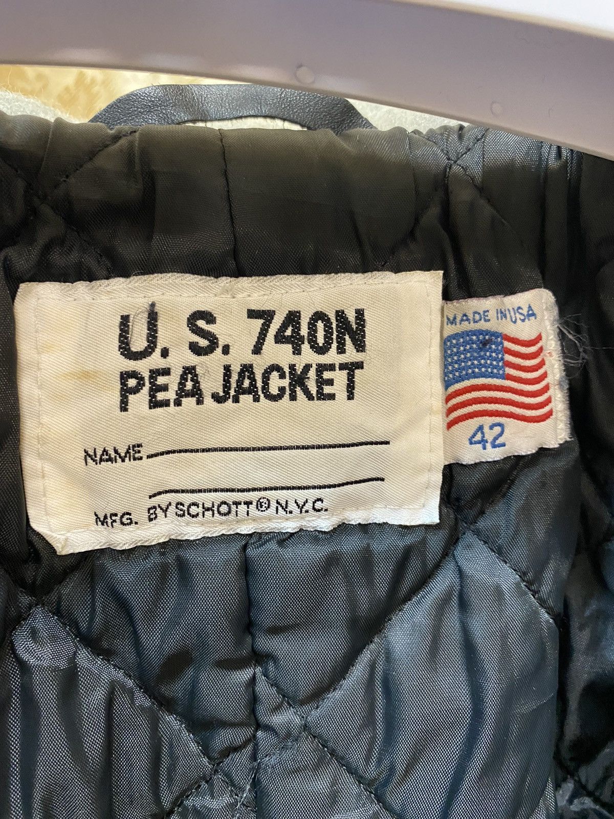 Schott WOOL JACKET SCHOTT MADE IN USA TRAVIS KANYE STYLE Size US M / EU 48-50 / 2 - 6 Thumbnail