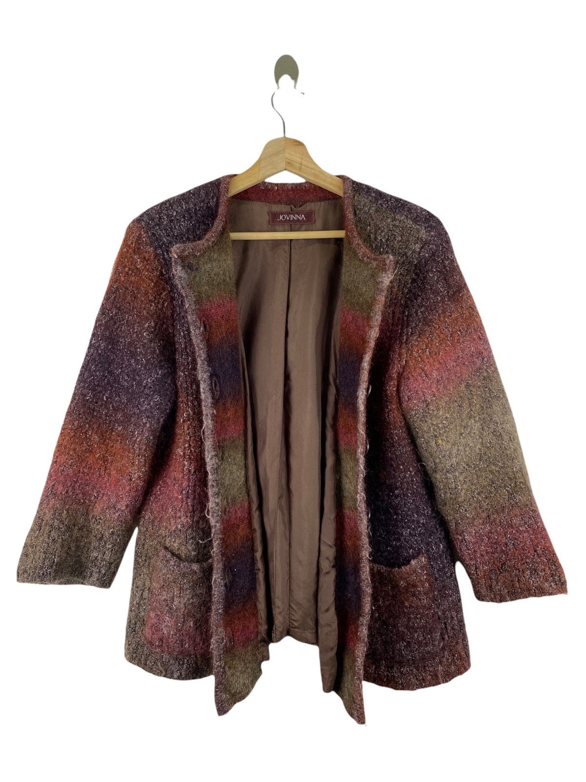 Japanese Brand × Vintage Vintage jovinna mohair button up jacket Size US M / EU 48-50 / 2 - 3 Thumbnail